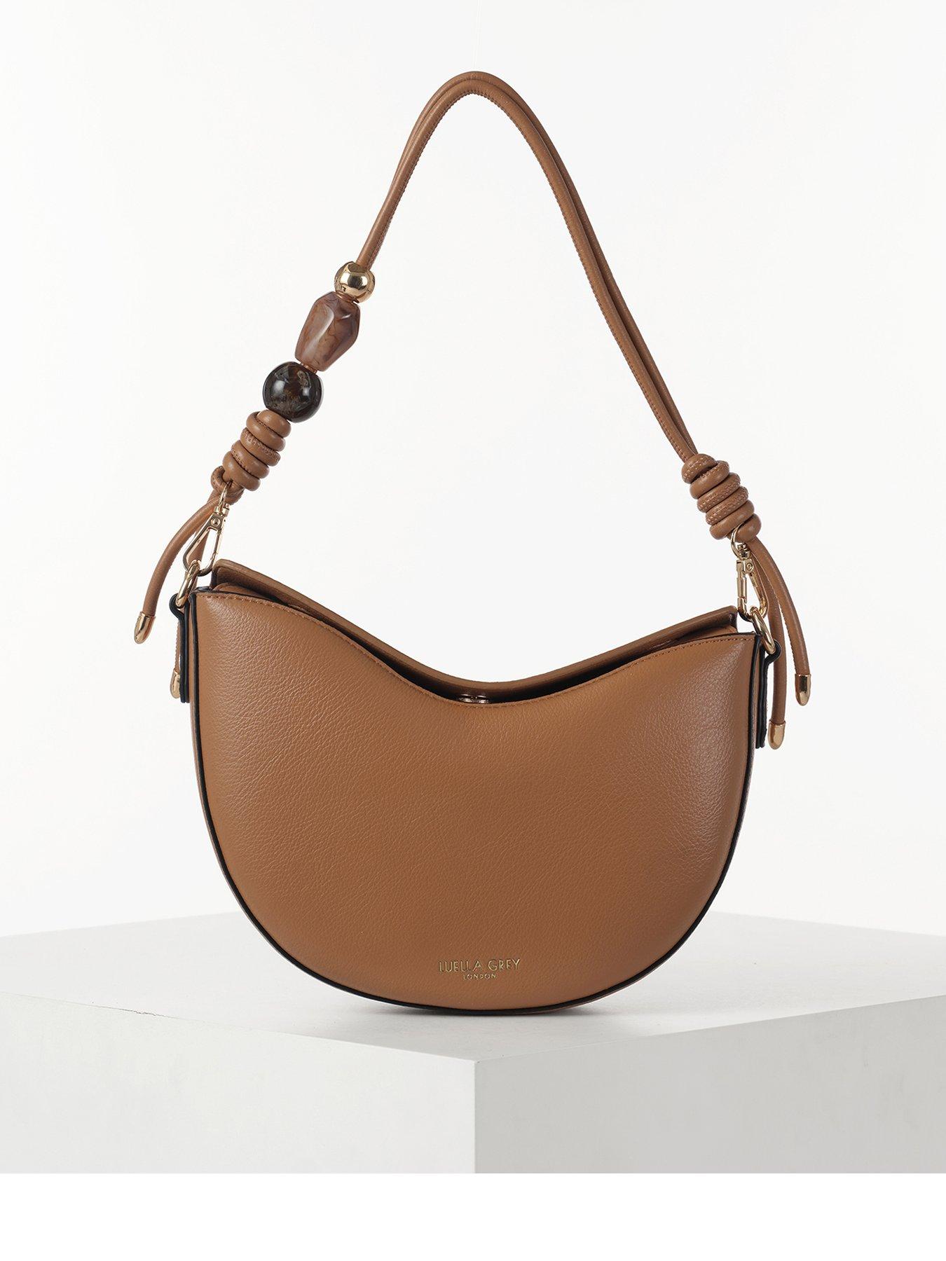 Image 1 of 7 of Luella Grey Luella Grey Cora Camel Saddle Crossbody