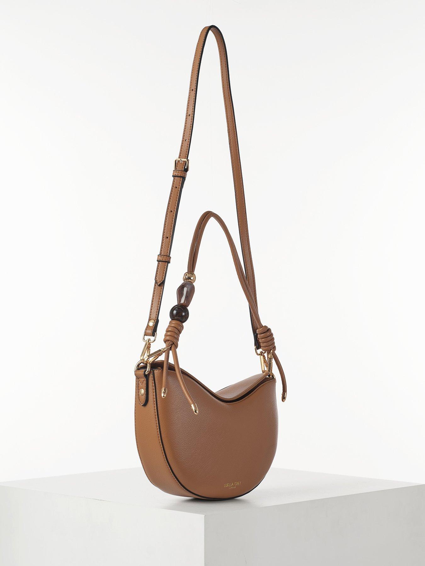 Image 5 of 7 of Luella Grey Luella Grey Cora Camel Saddle Crossbody