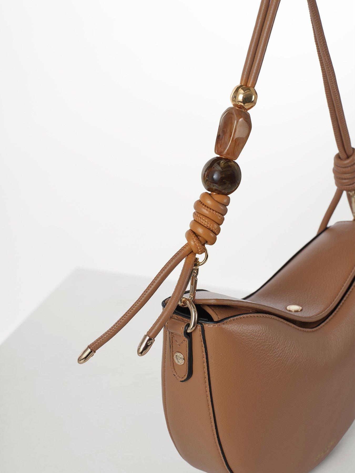 Image 6 of 7 of Luella Grey Luella Grey Cora Camel Saddle Crossbody