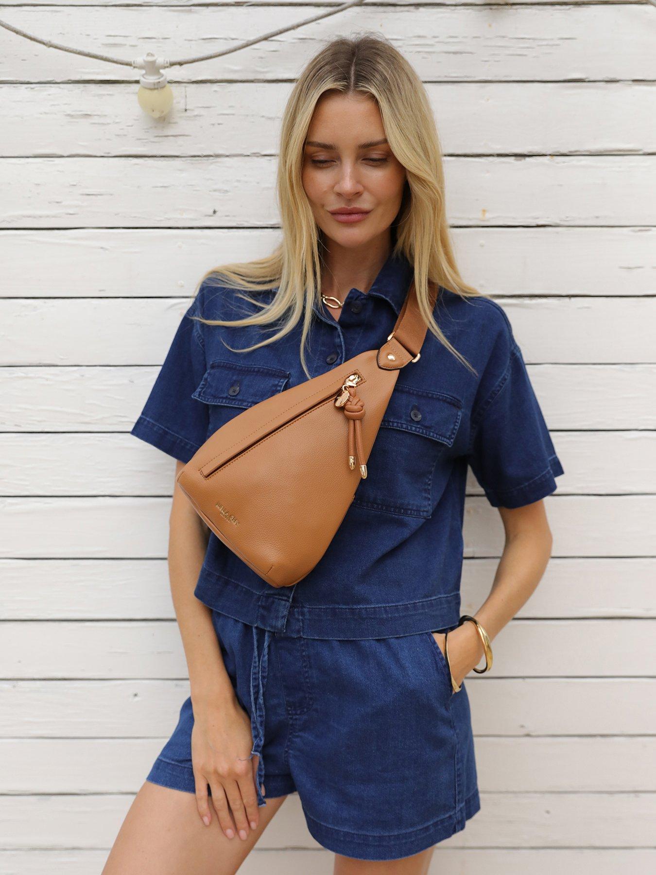 Image 2 of 7 of Luella Grey Luella Grey Darla Camel Weekend Crossbody