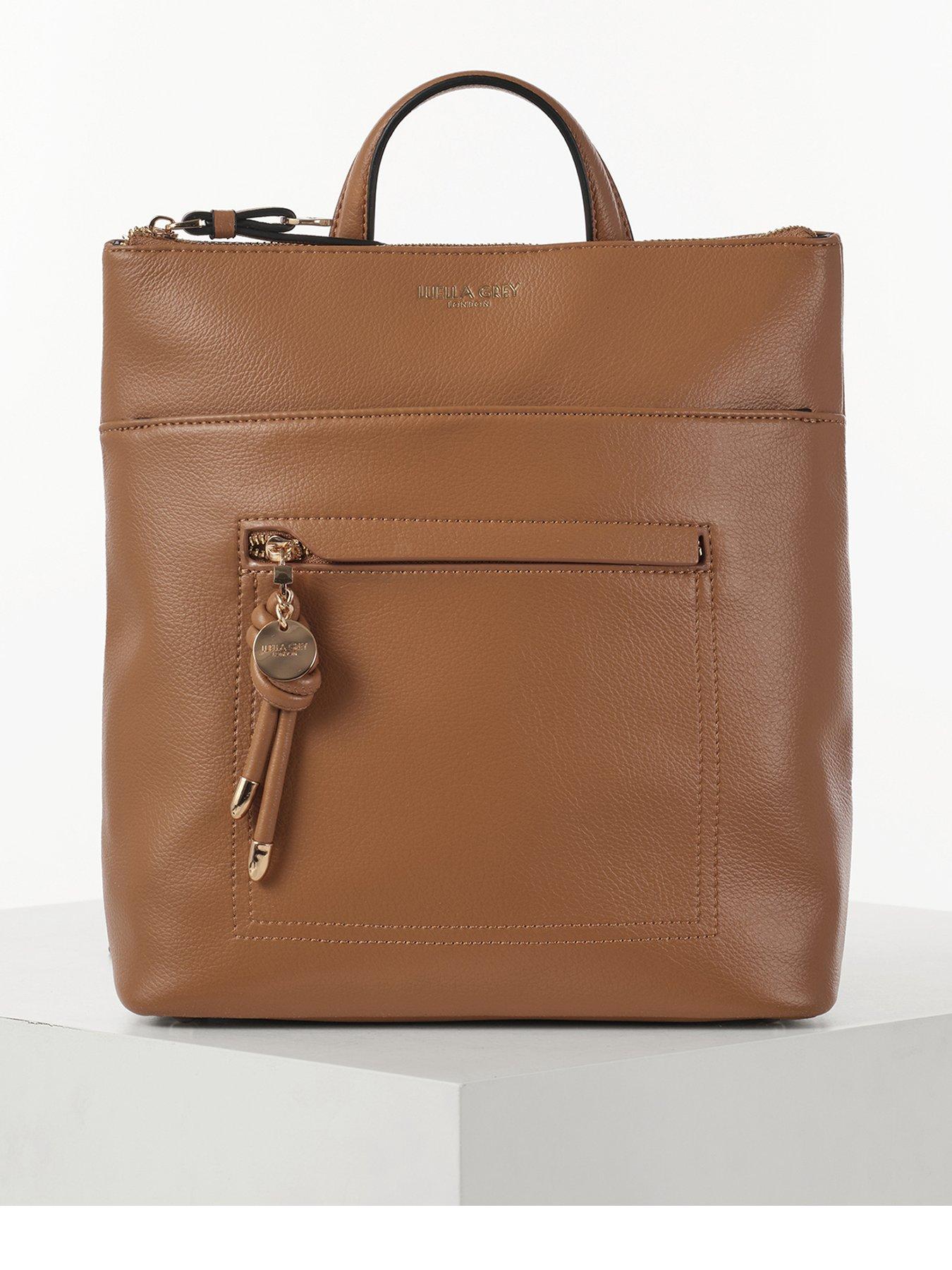 Luella Grey Ella Camel Small Casual Backpack