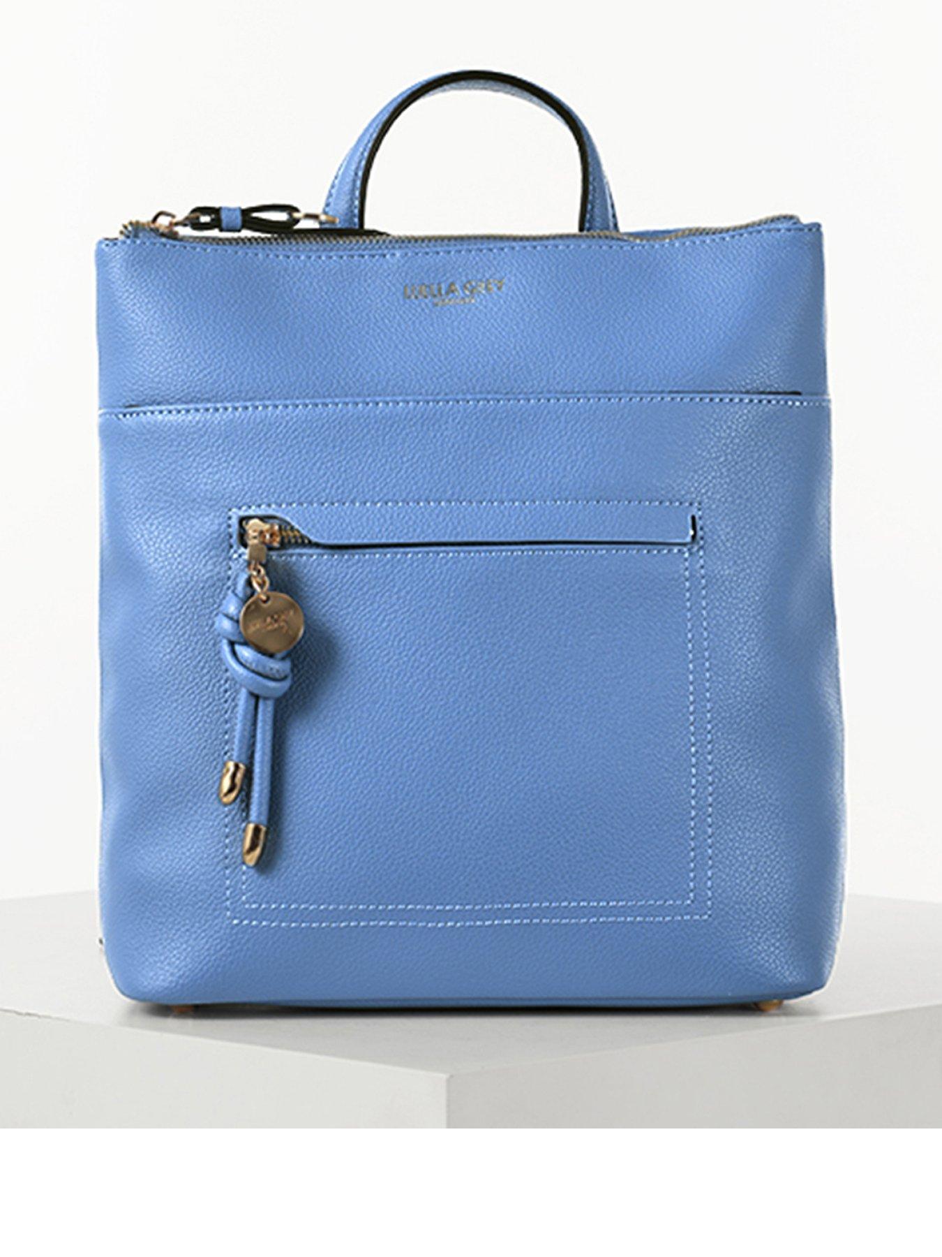 Image 1 of 6 of Luella Grey Luella Grey Ella Cornflower Blue Small Casual Backpack