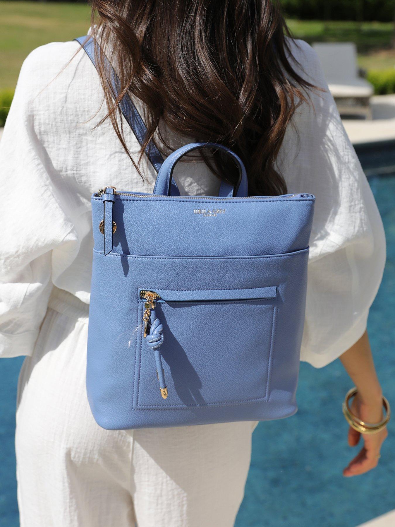 Image 6 of 6 of Luella Grey Luella Grey Ella Cornflower Blue Small Casual Backpack