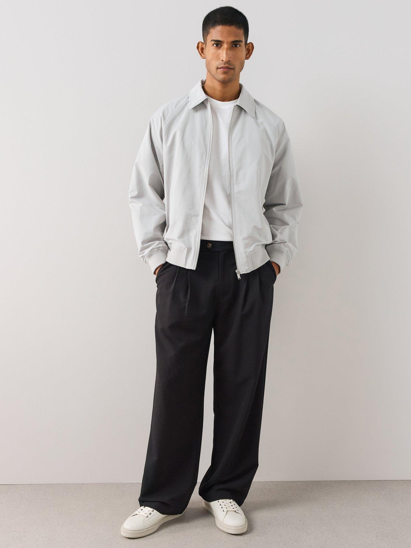 Image 1 of 6 of The Very Collection Mens Wool Blend Relaxed Fit Formal Trouser - Black