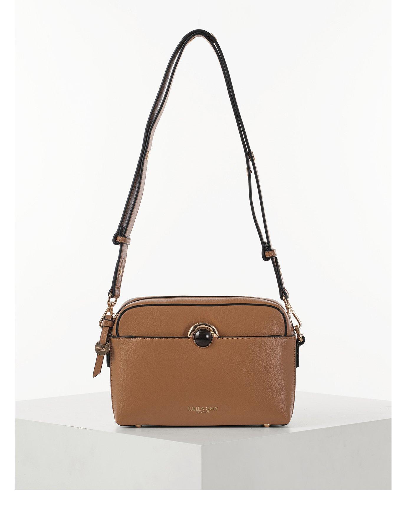 Luella Grey Sian Camel Camera Crossbody