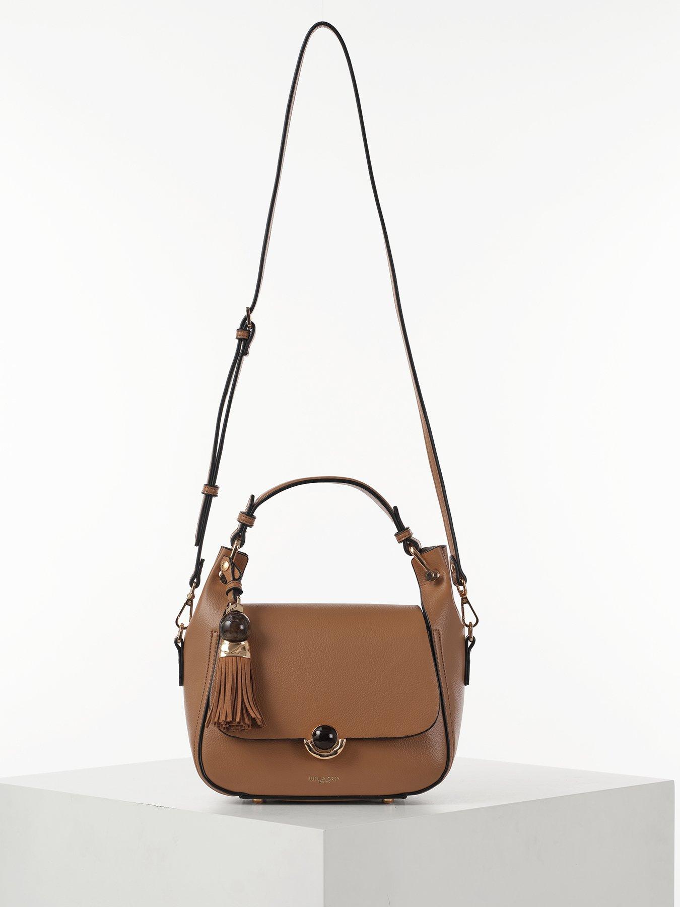 Image 3 of 7 of Luella Grey Diana Camel Top Handle Crossbody