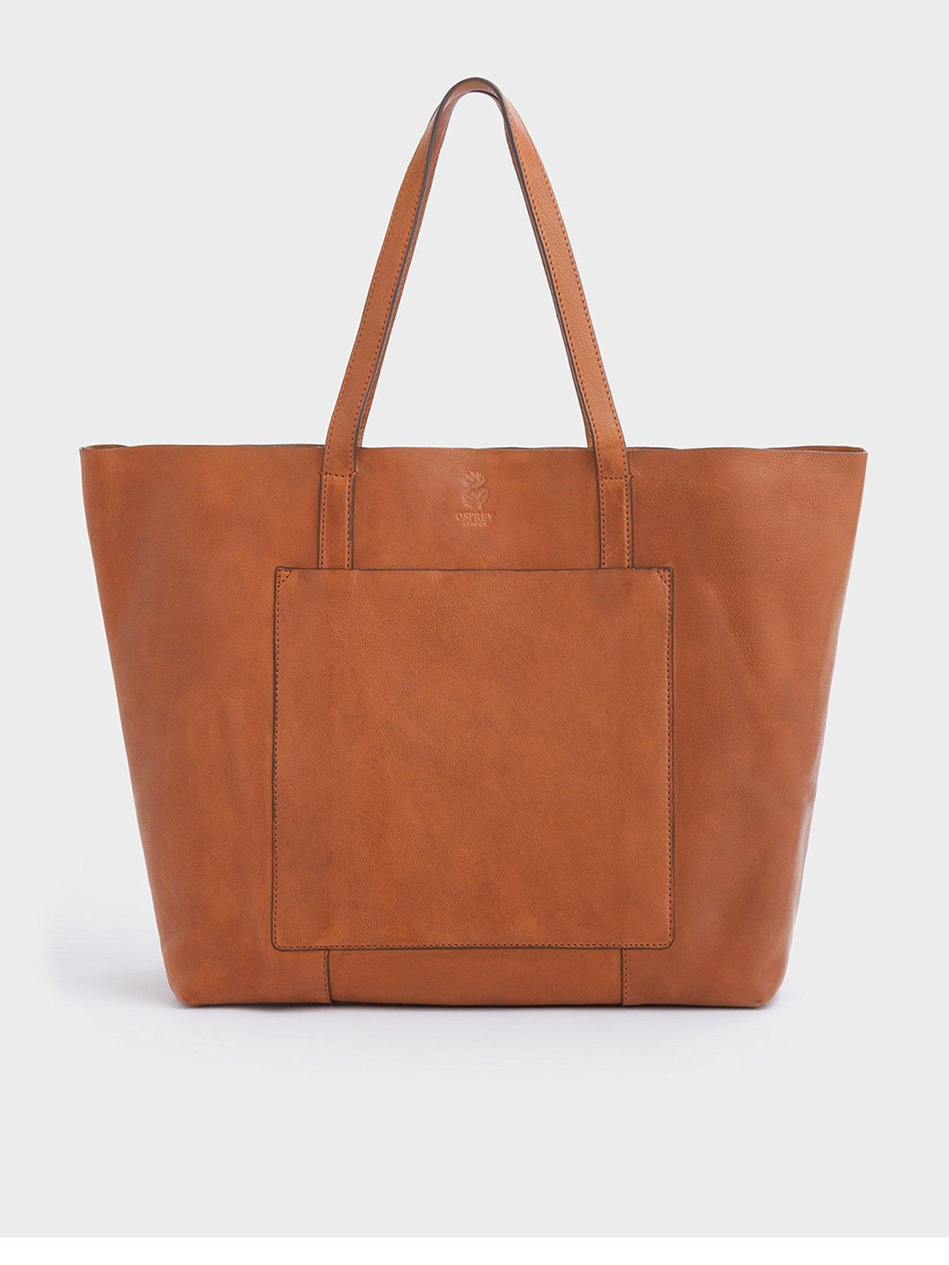 Osprey London The Vintage Santa Fe Leather Tote Bag
