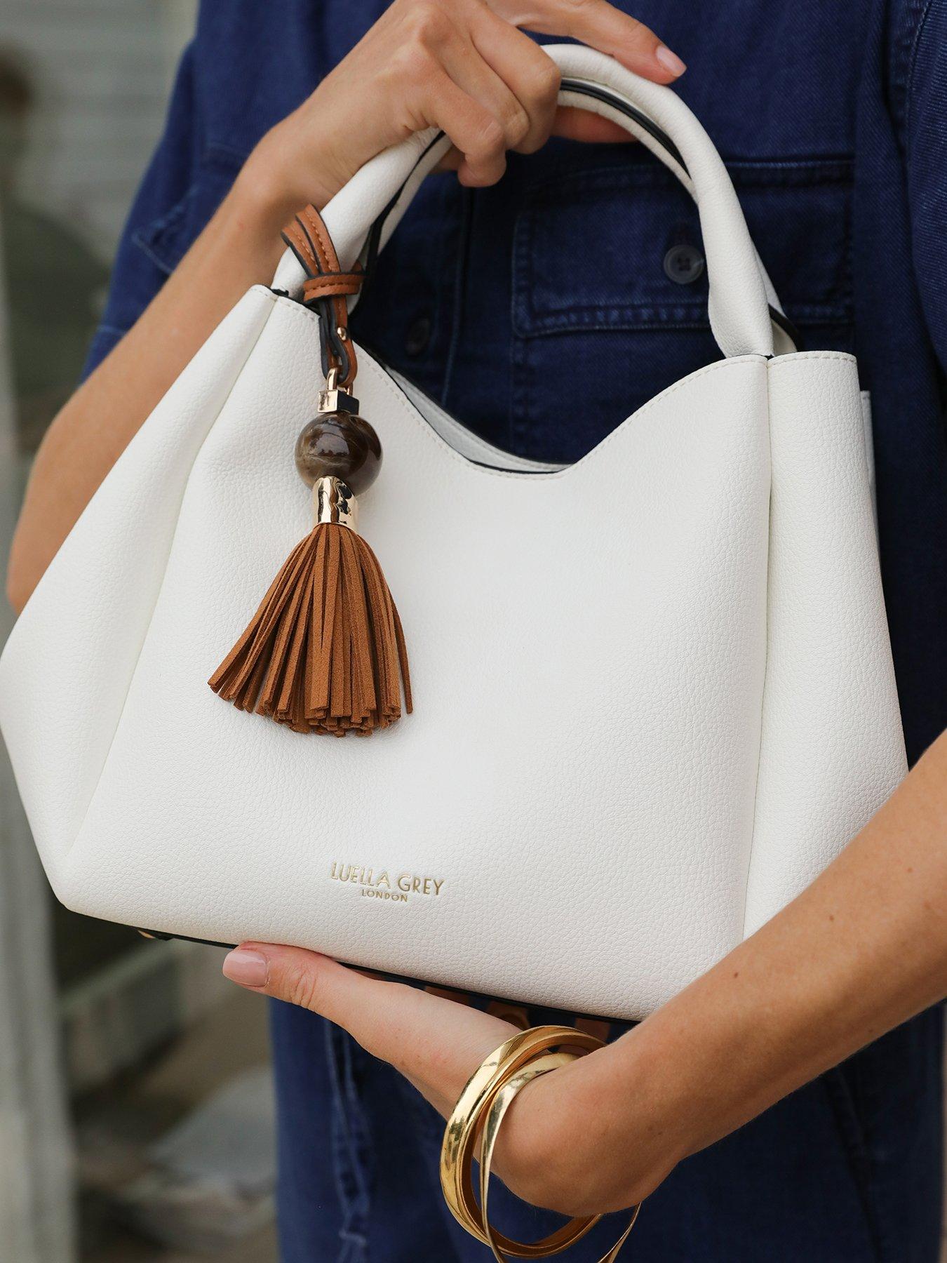 Image 5 of 5 of Luella Grey Luella Grey Adele White Crossbody