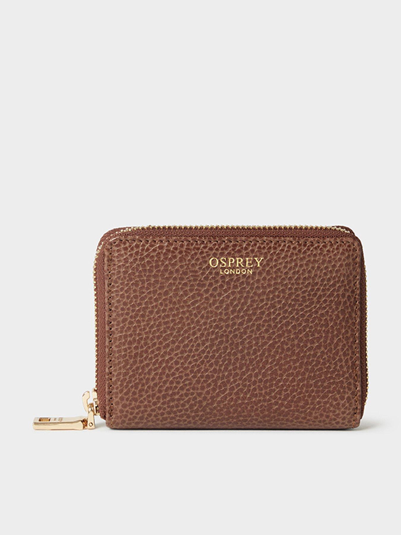 Osprey London The Core Small Leather Zip Around Purse