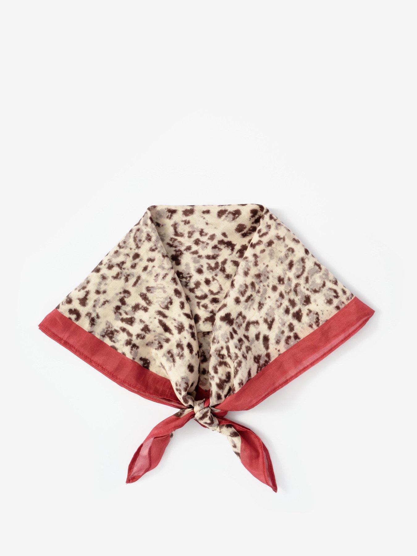 Image 4 of 5 of Mint Velvet Allison Print Neck Scarf - Cream
