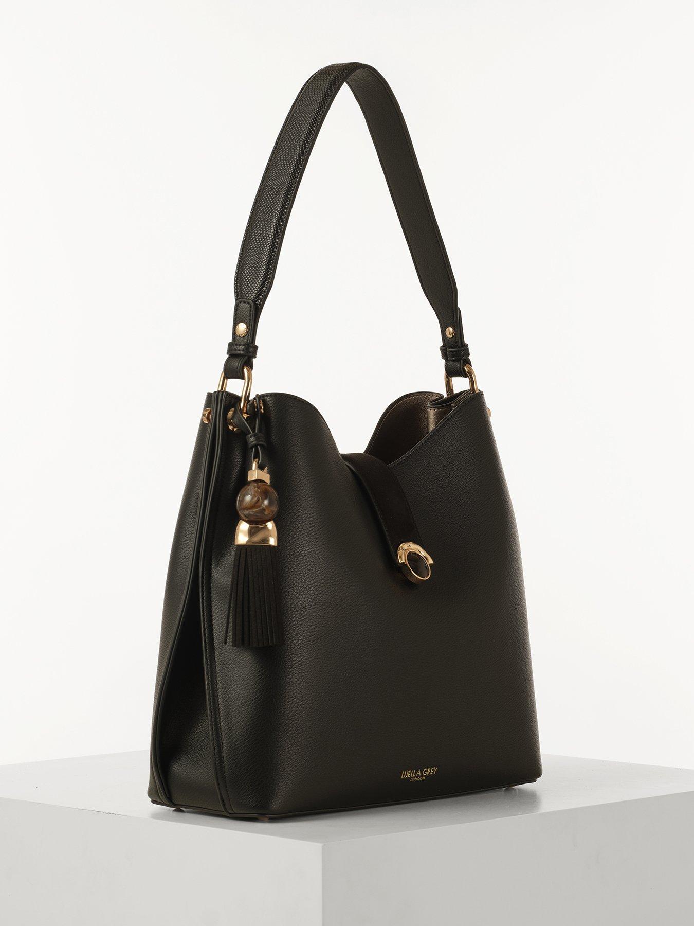 Image 3 of 7 of Luella Grey Luella Grey Andrea Black Hobo Tote