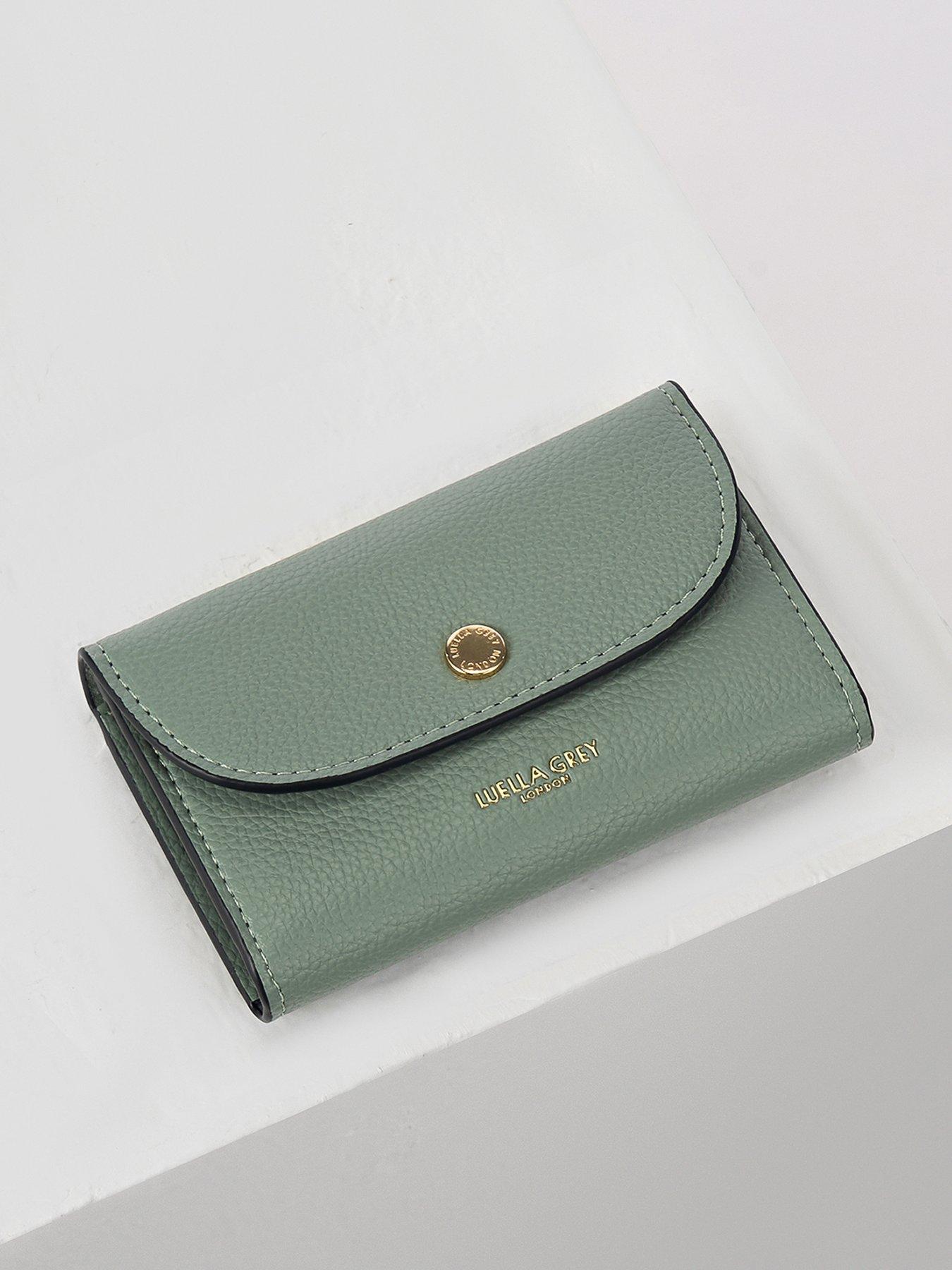 Luella Grey Marina Spearmint Green Medium Purse