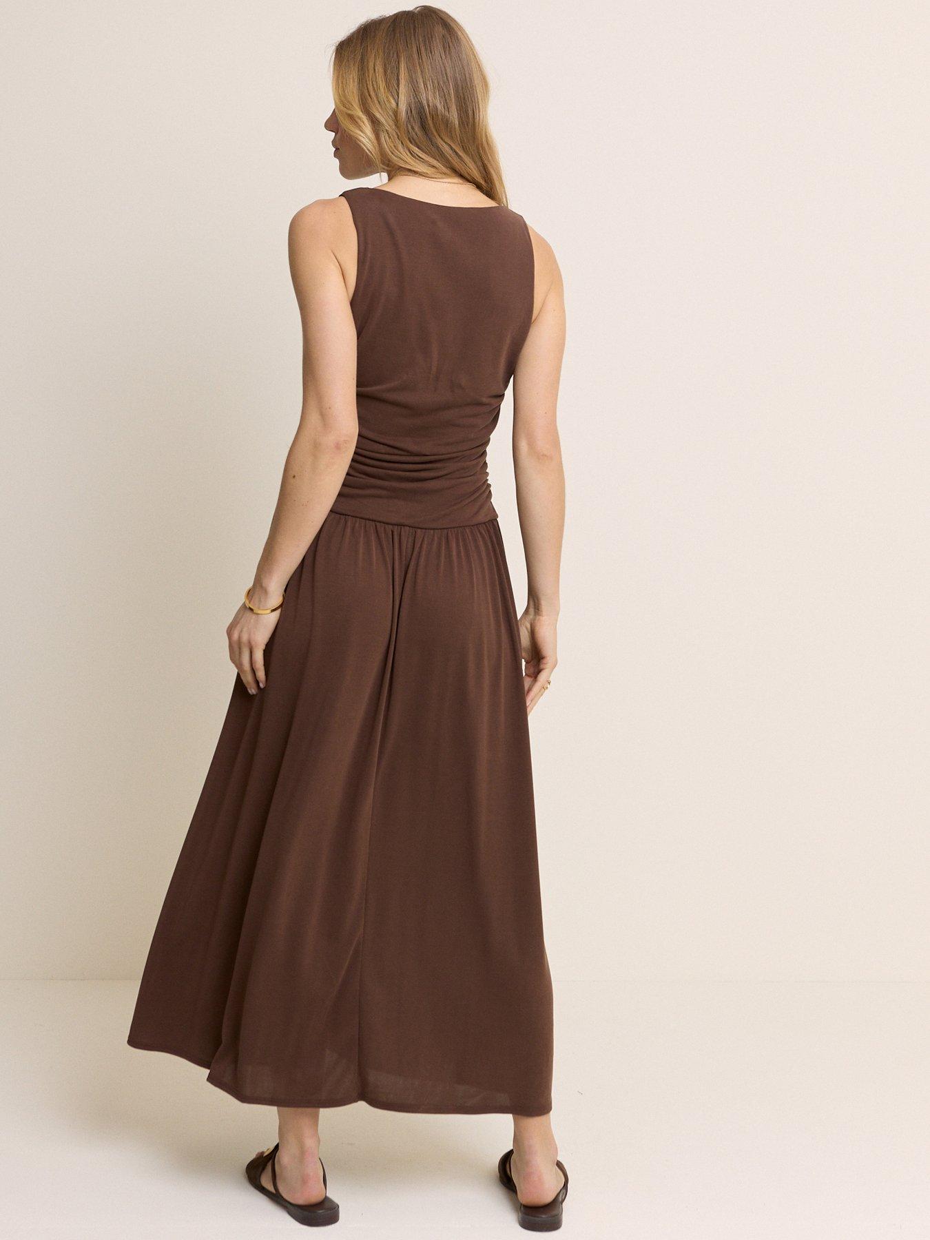 knee length dresses for ladies Natalie Black Dress main image 1