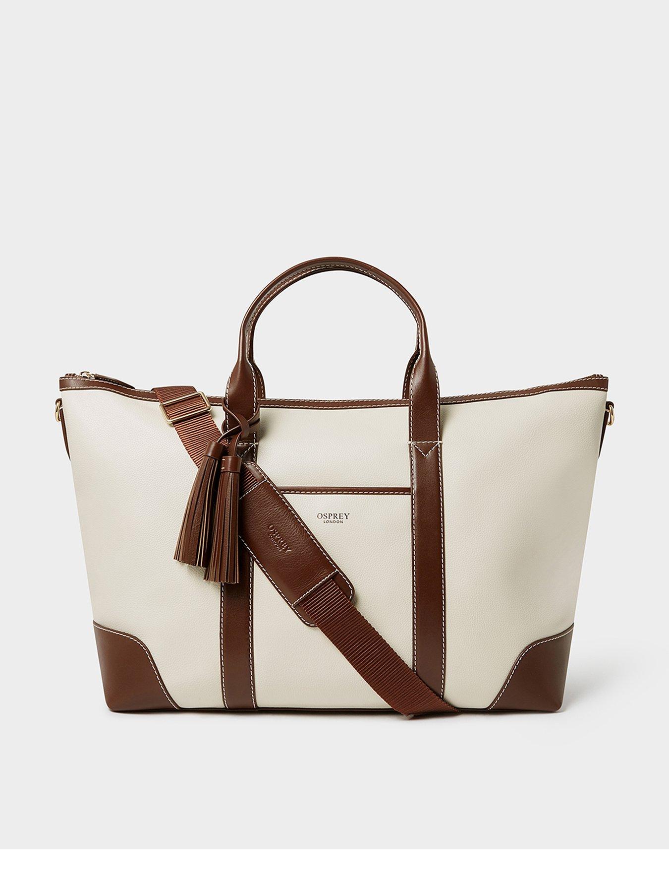 Osprey London The Classic Savanna Leather Weekender Bag