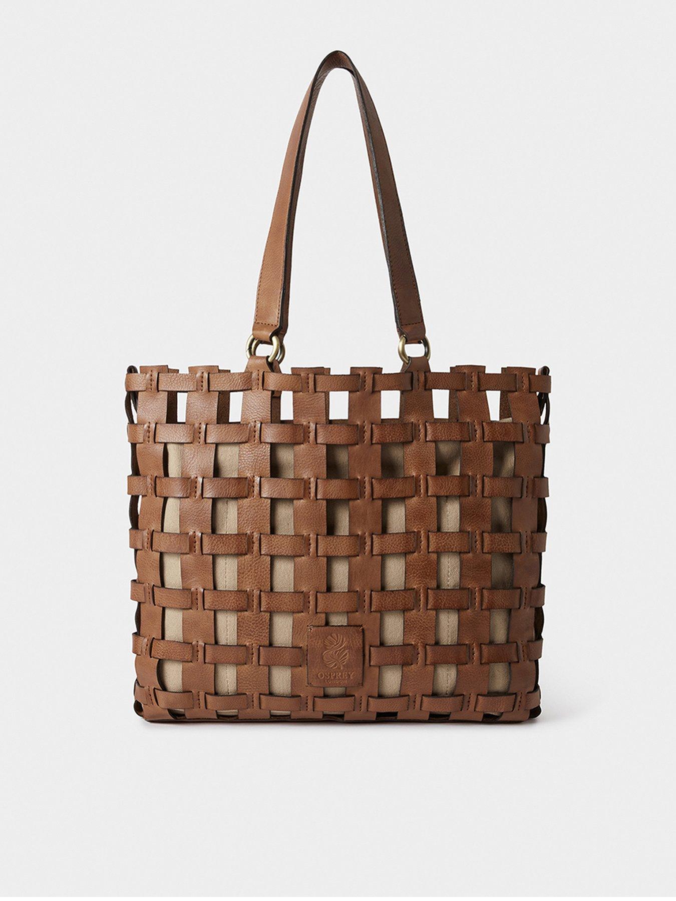 Osprey London The Ophelia Leather Cage Tote