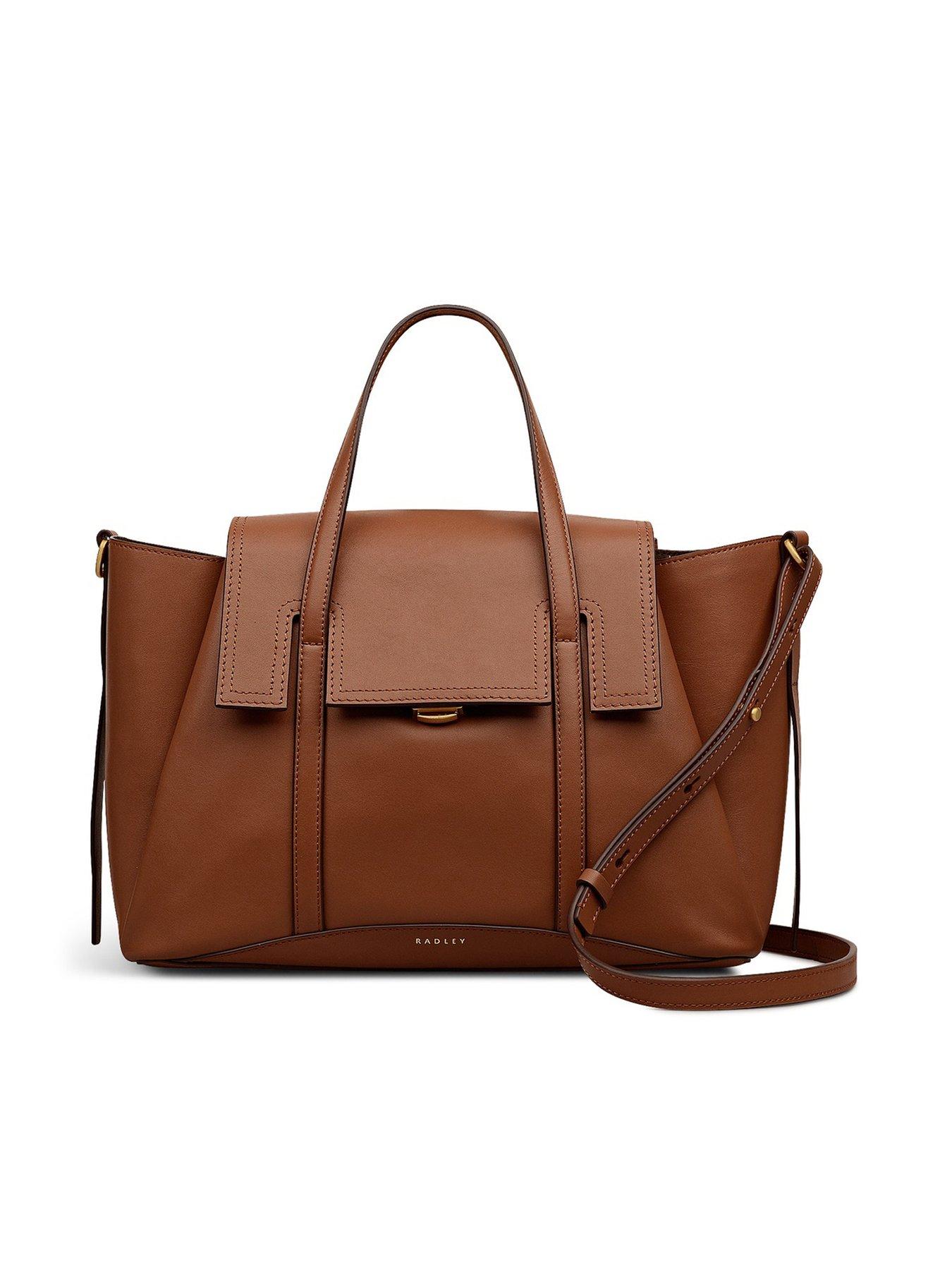 Radley The Chancery Medium Flapover Grab Cognac