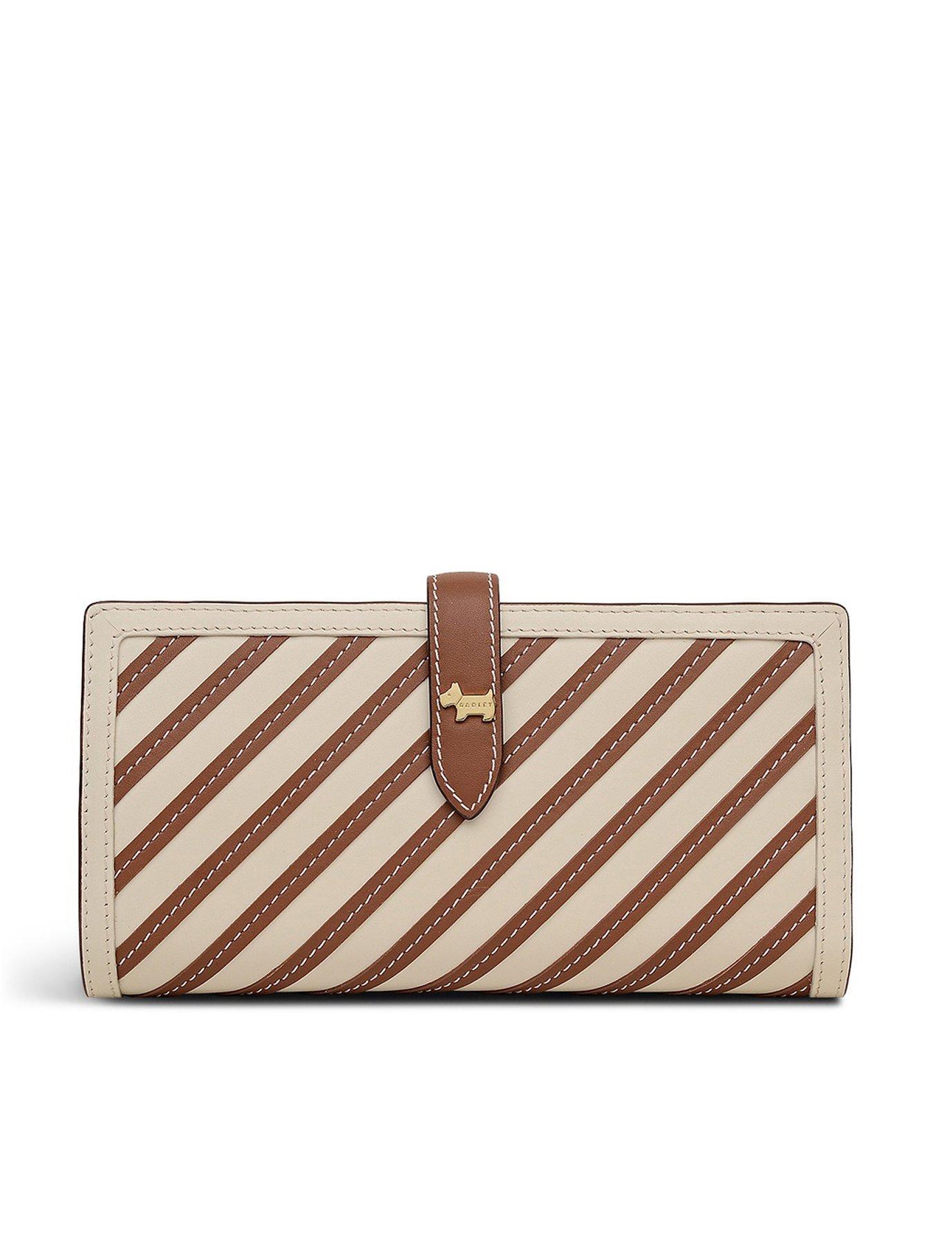 Radley Willis Street Stripe Large Bifold Wallet - Salt Brown