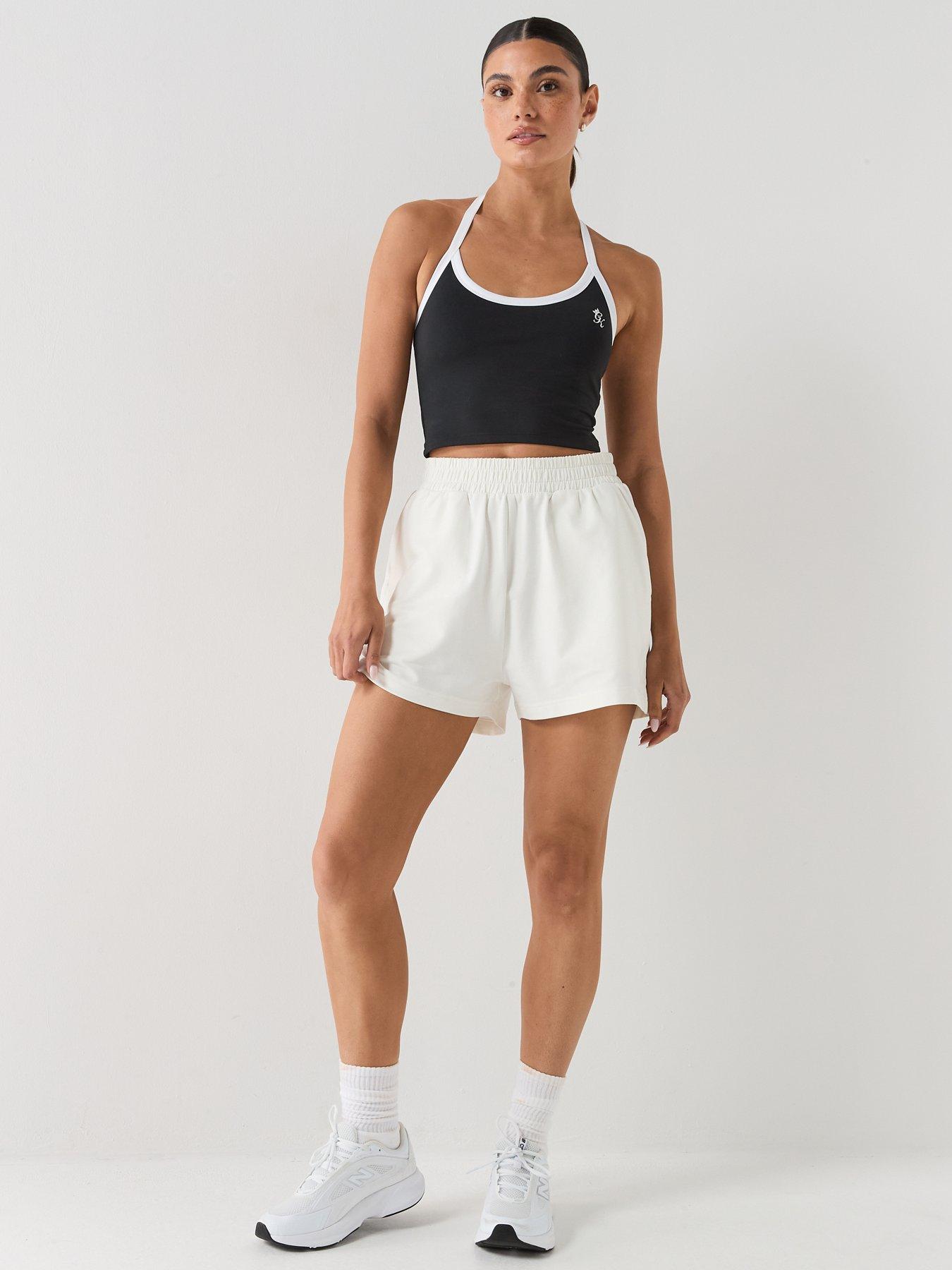 Image 6 of 6 of Gym King Womens Victory Shorts - Cream