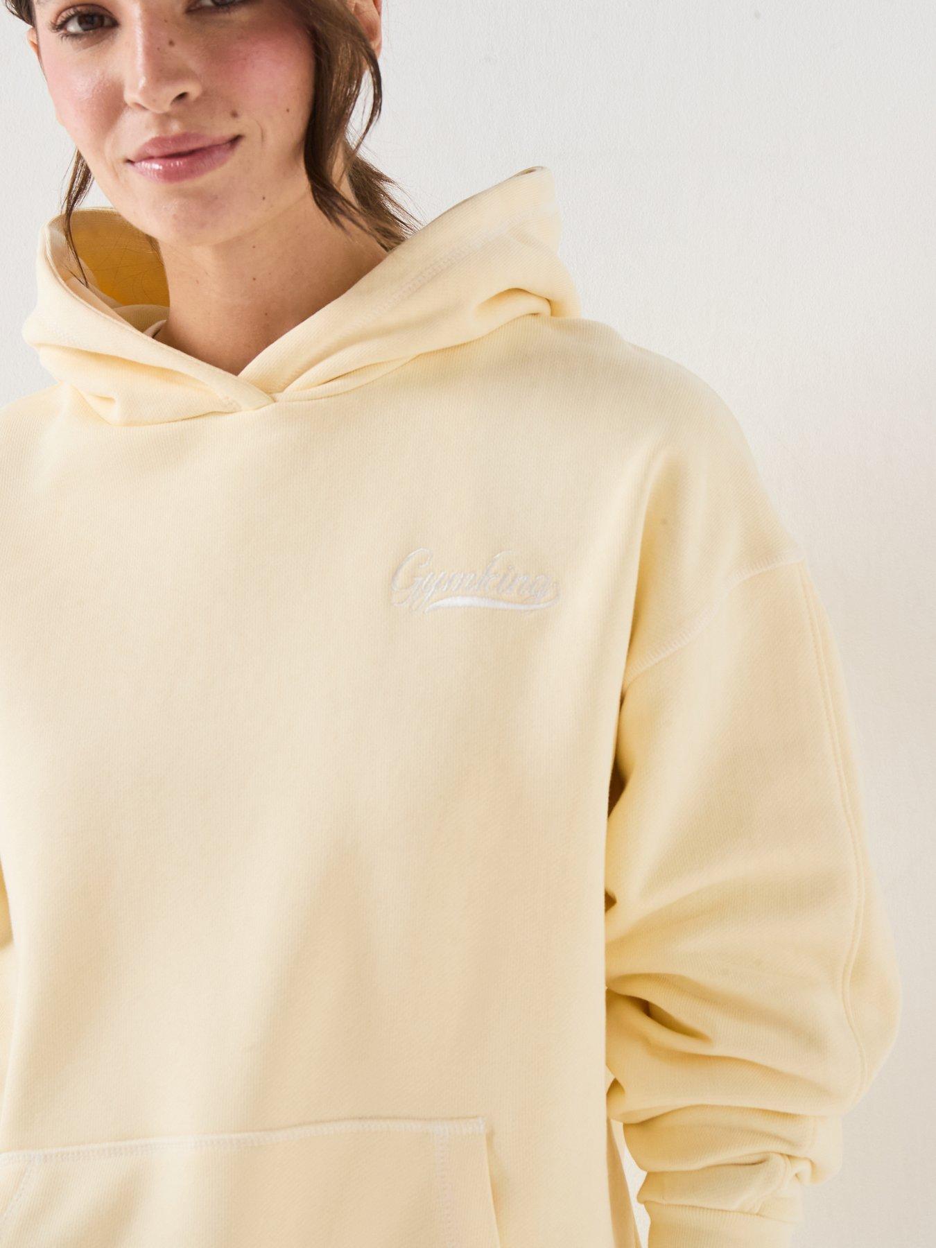 Image 4 of 6 of Gym King Womens Renew Flatlock Hood - Yellow