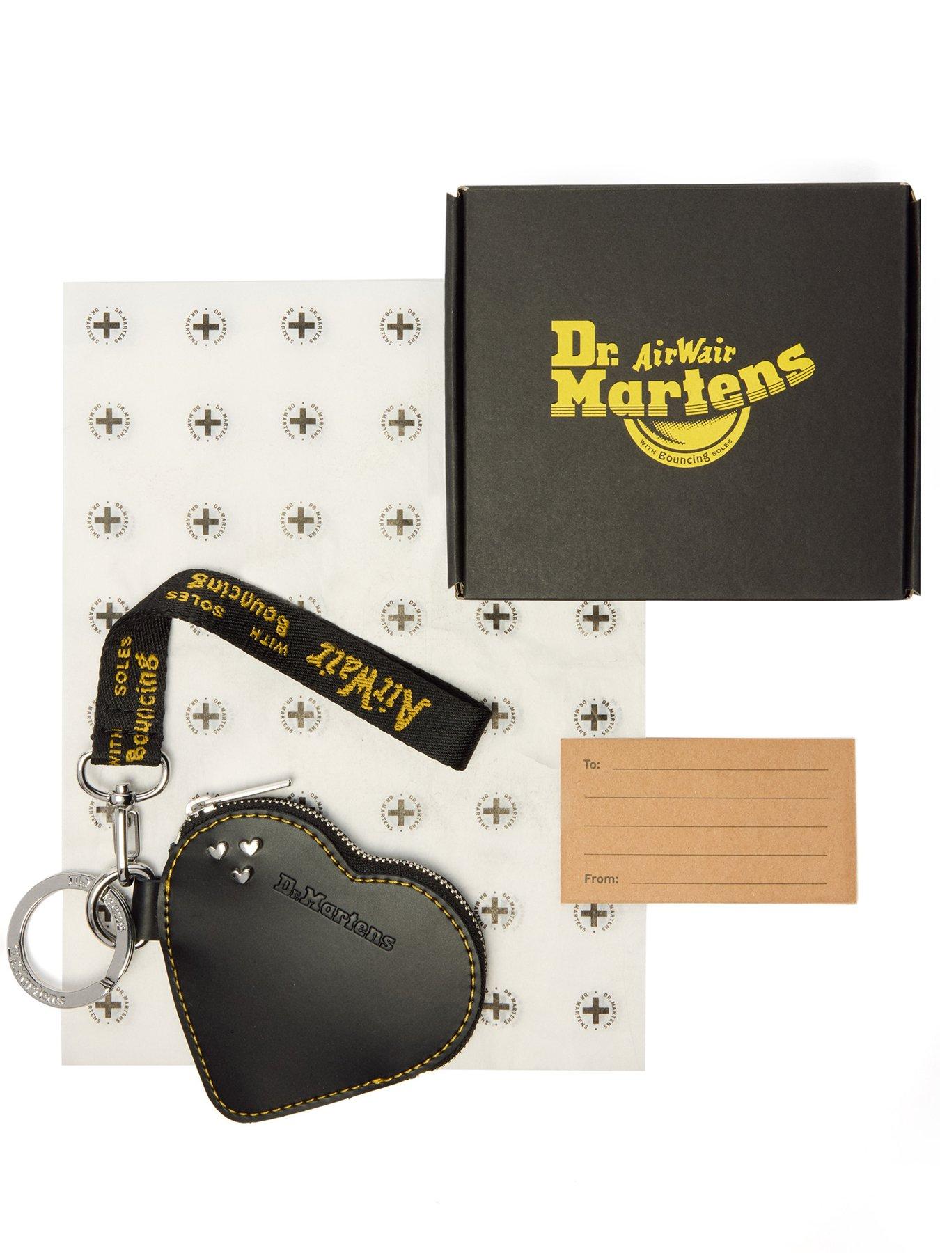 Image 6 of 6 of Dr Martens Heart Purse Keyring - Black