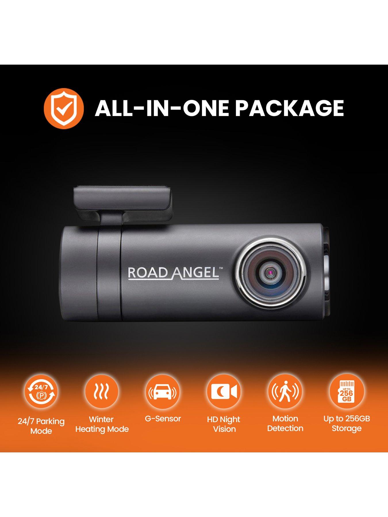 Image 3 of 7 of Road Angel Halo Drive 2 1440p Dash Cam with 64GB MicroSD Card &amp; Hardwiring Kit