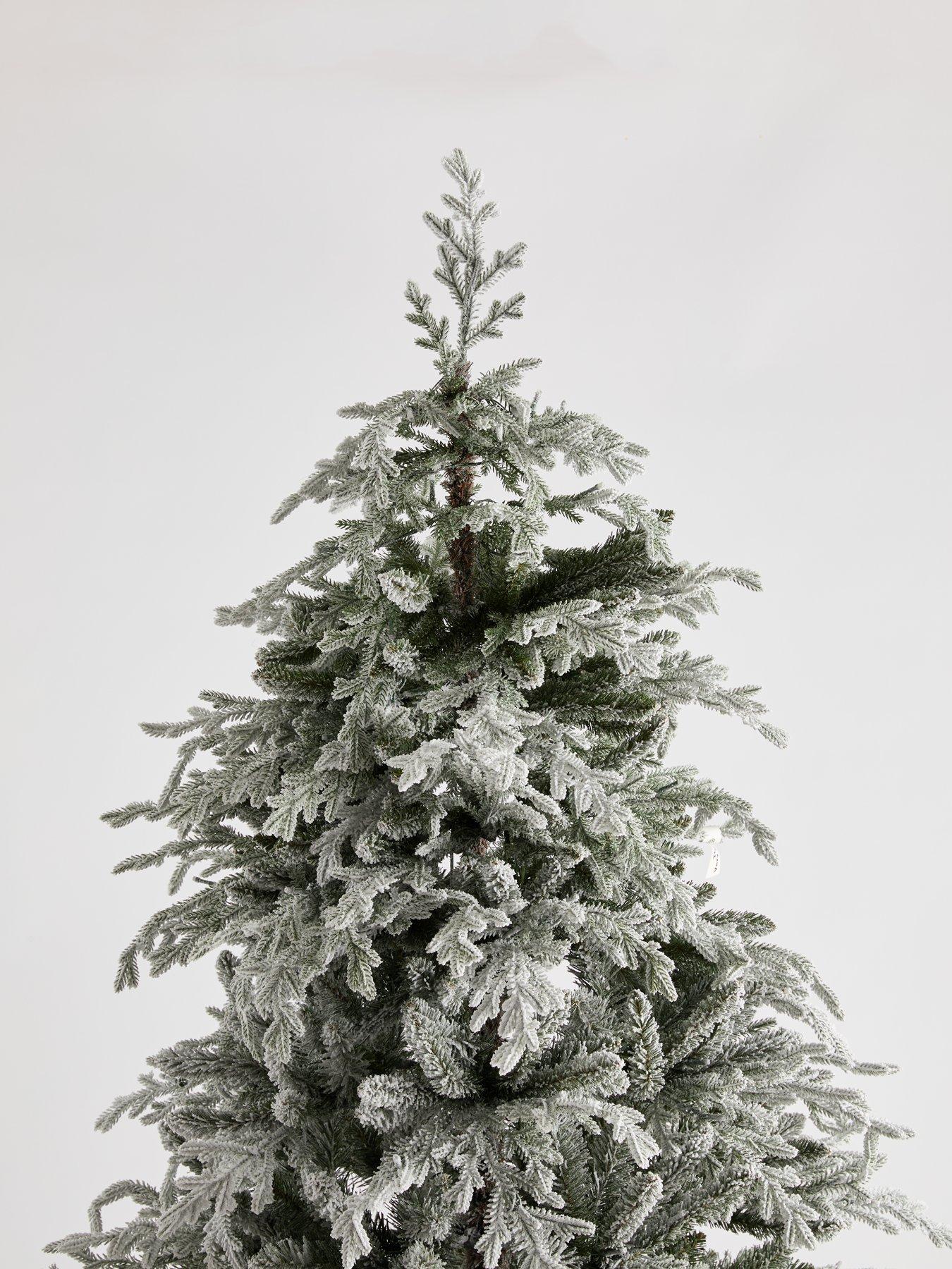 Image 3 of 7 of The Very Collection 7Ft Snowfall Pre Lit Tree