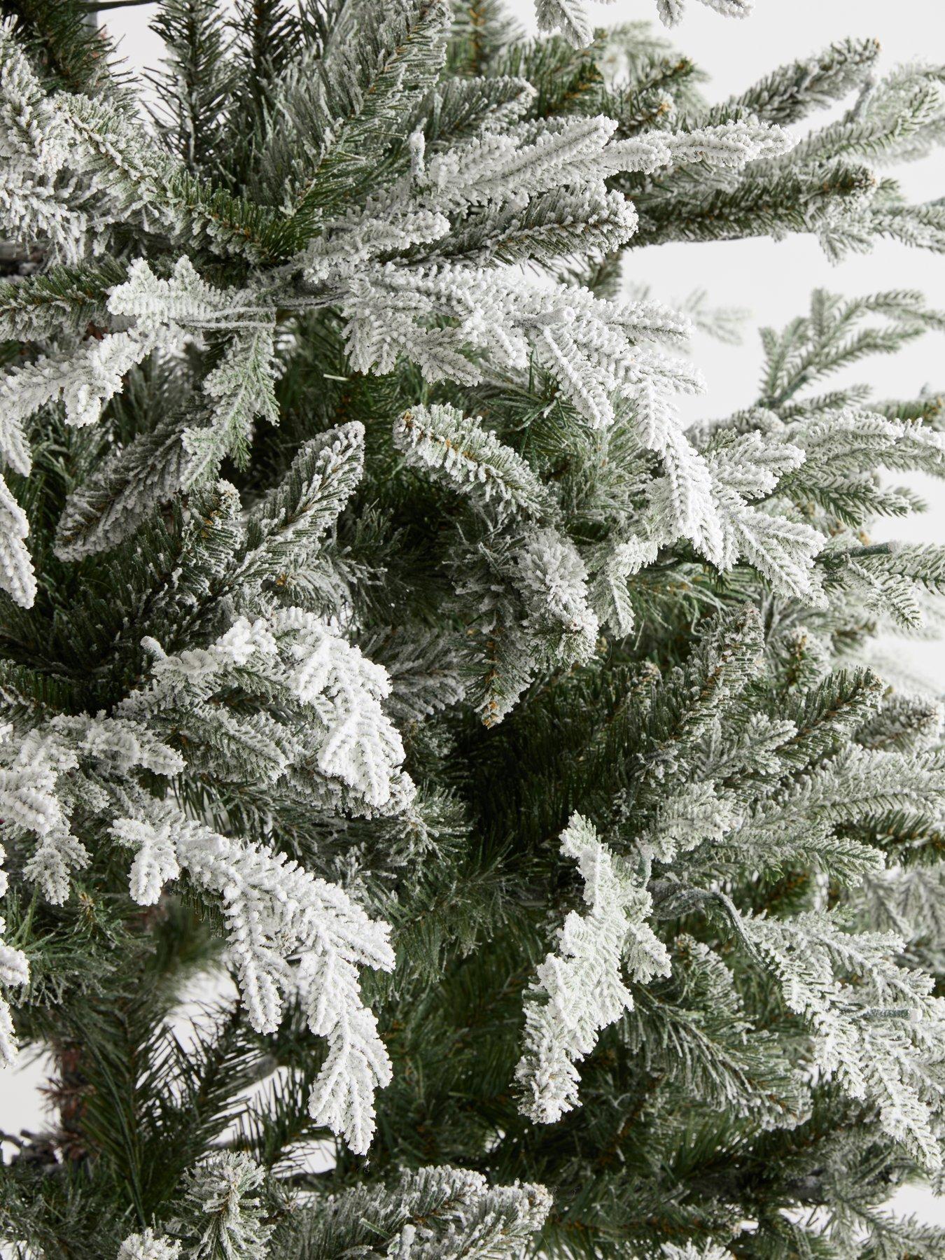 Image 5 of 7 of The Very Collection 7Ft Snowfall Pre Lit Tree