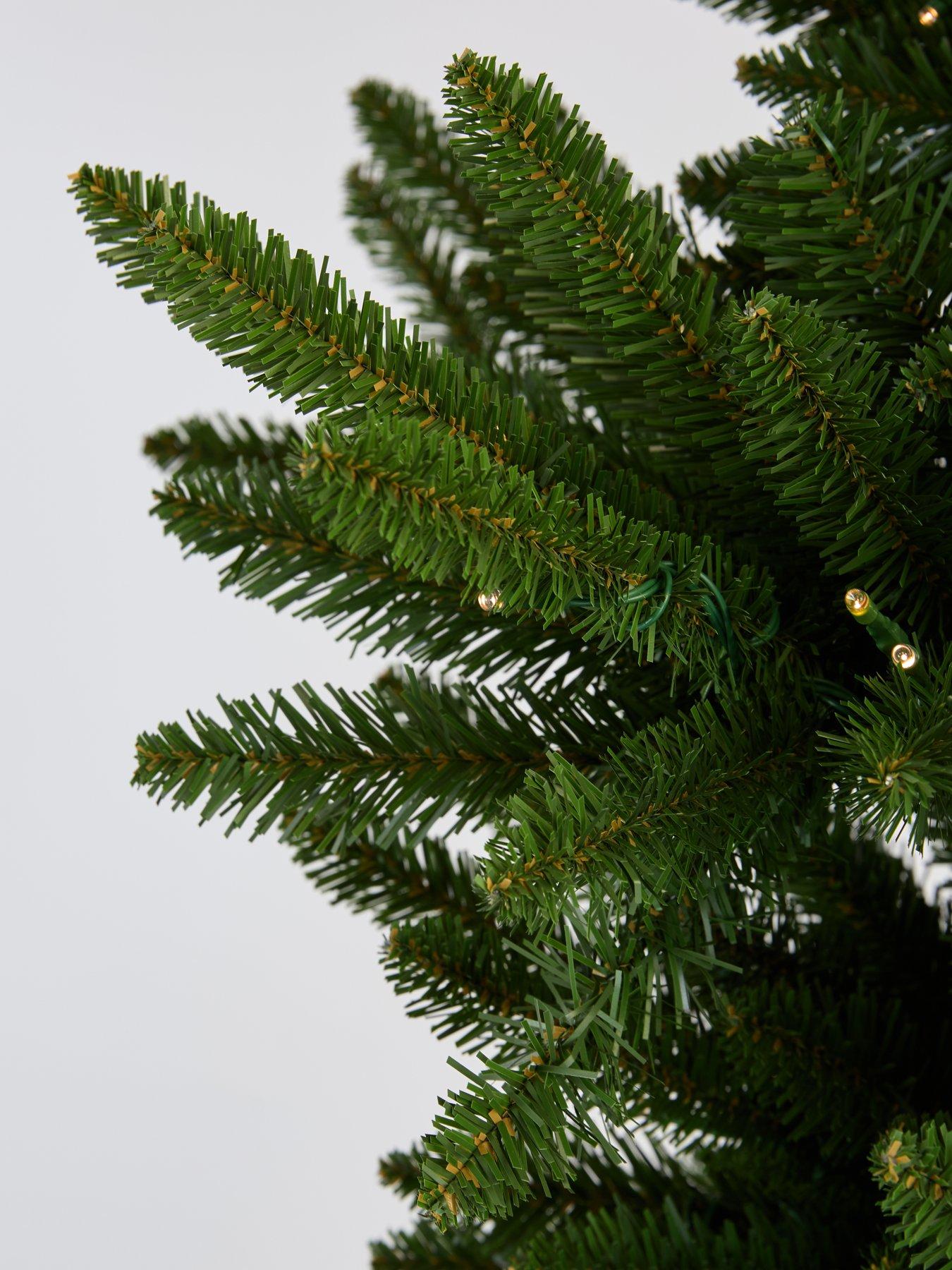 Image 5 of 7 of The Very Collection 6Ft Alpine Christmas Tree With Memory Wire And Easy Connect Lights