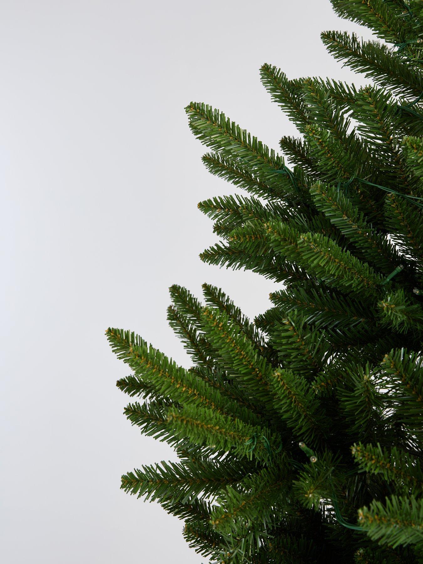 Image 7 of 7 of The Very Collection 6Ft Alpine Christmas Tree With Memory Wire And Easy Connect Lights