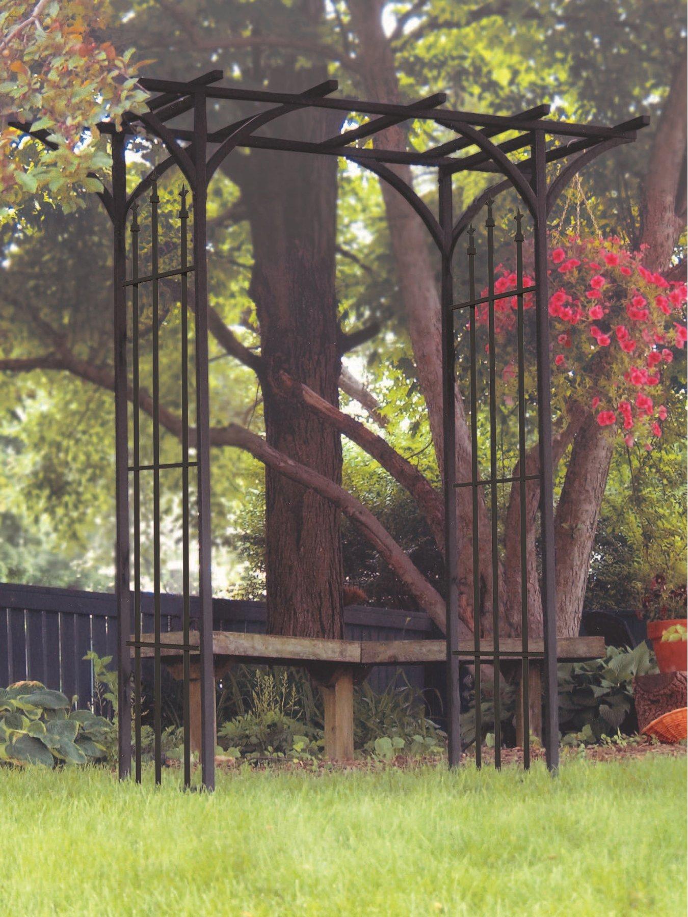 Image 1 of 2 of Panacea FLAT TOP GARDEN ARCH WITH FINIALS