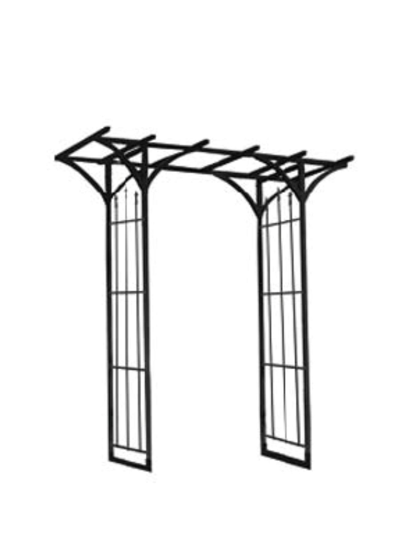 Image 2 of 2 of Panacea FLAT TOP GARDEN ARCH WITH FINIALS