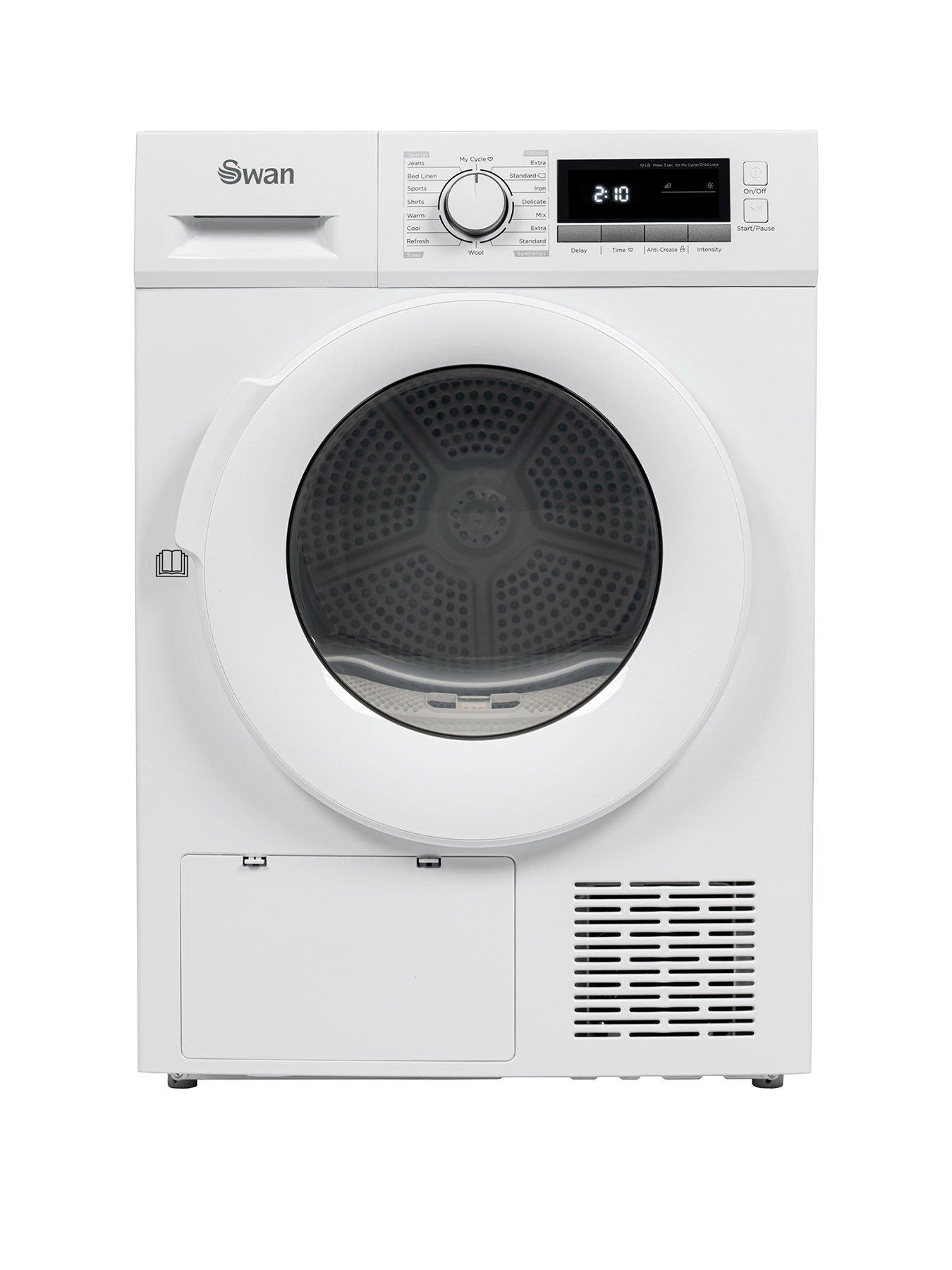 Swan 8Kg 800W Heat Pump Dryer  - White