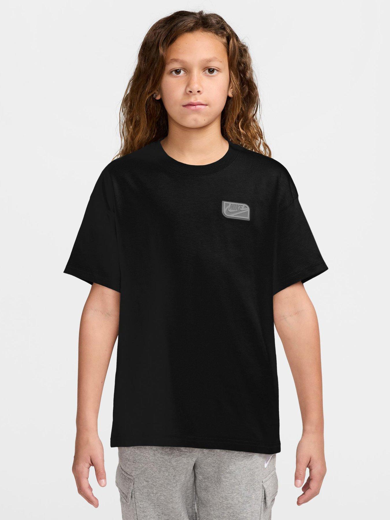 Image 1 of 3 of Nike Big Kids' Sportswear T-shirt - Black
