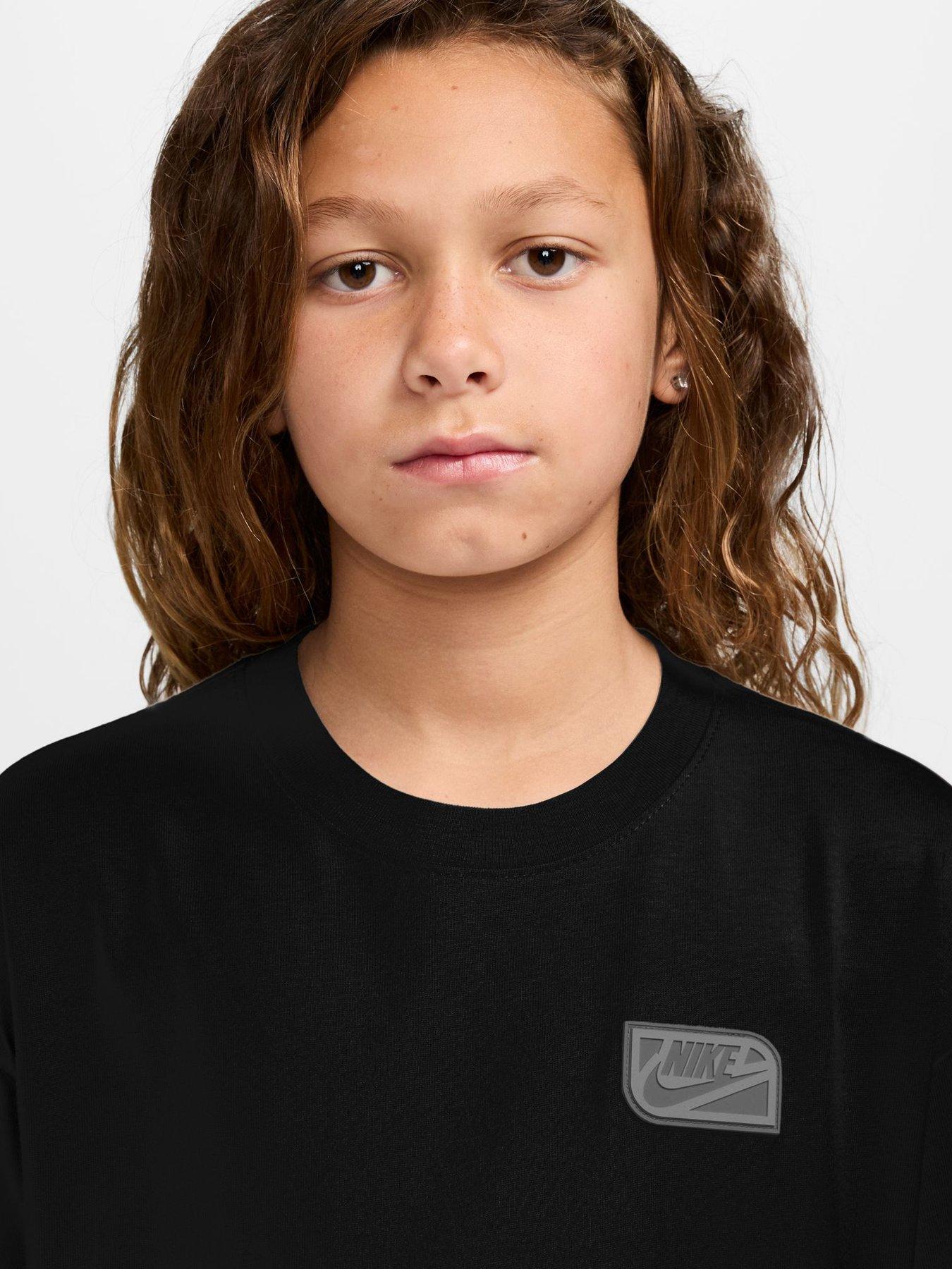 Image 3 of 3 of Nike Big Kids' Sportswear T-shirt - Black