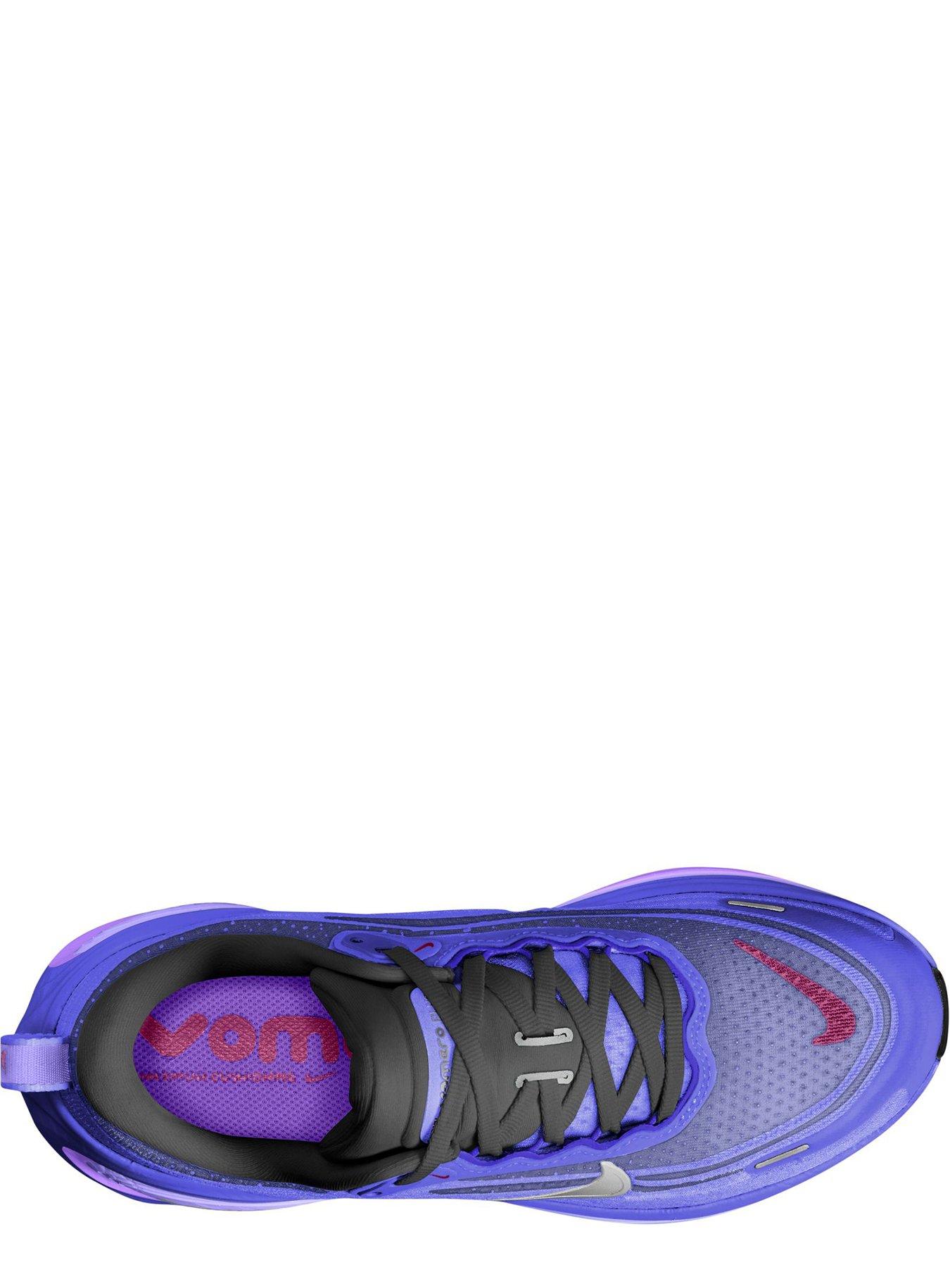 Image 2 of 4 of Nike Womens Vomero Plus Max Cushioning Lace-Up Running&nbsp;Trainers - Black