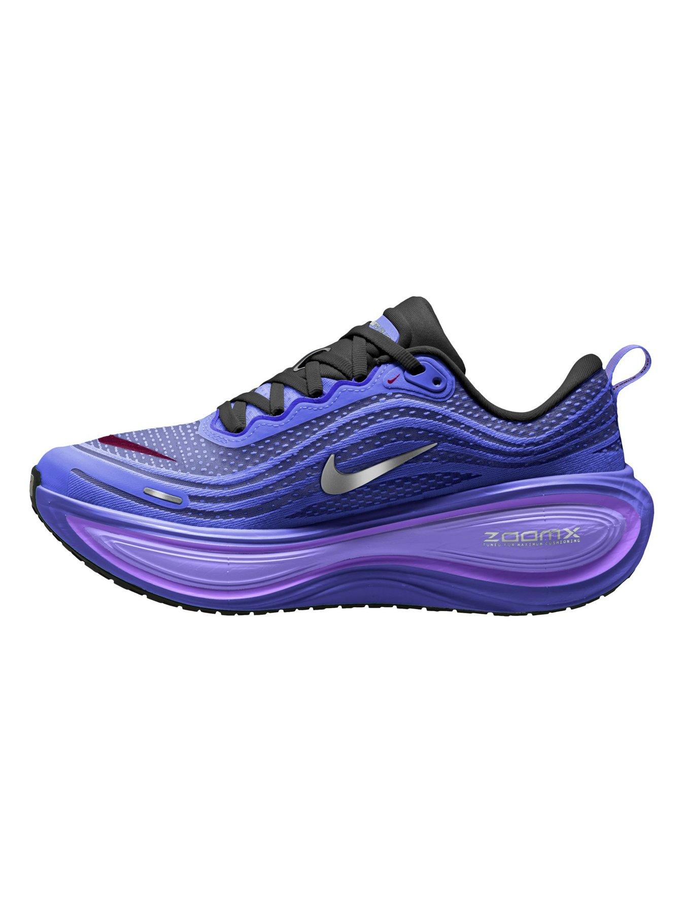 Image 4 of 4 of Nike Womens Vomero Plus Max Cushioning Lace-Up Running&nbsp;Trainers - Black