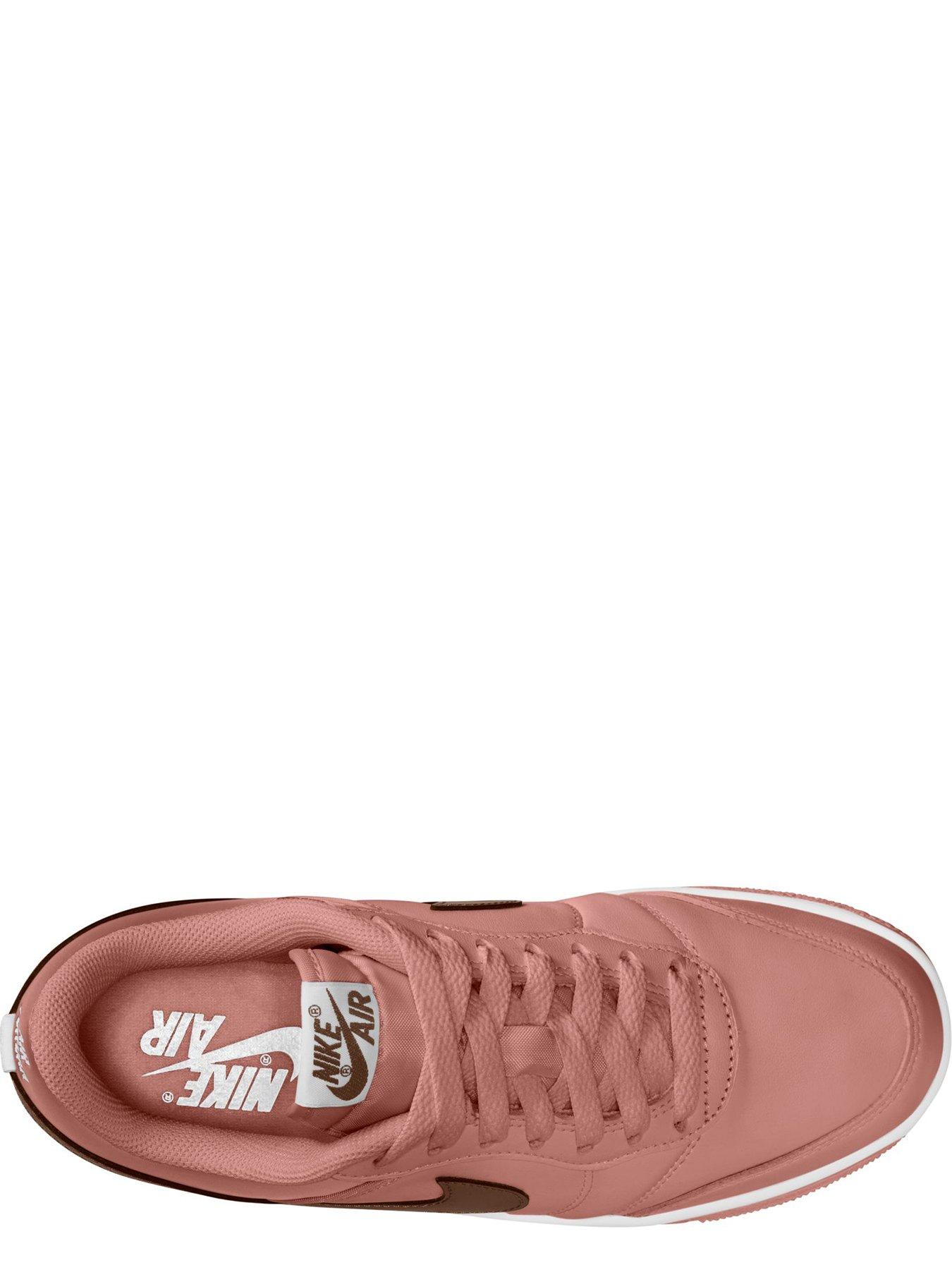 Image 2 of 4 of Jordan Nike Womens Air Jordan Skyline Low Lace-Up Trainers - Rust Pink