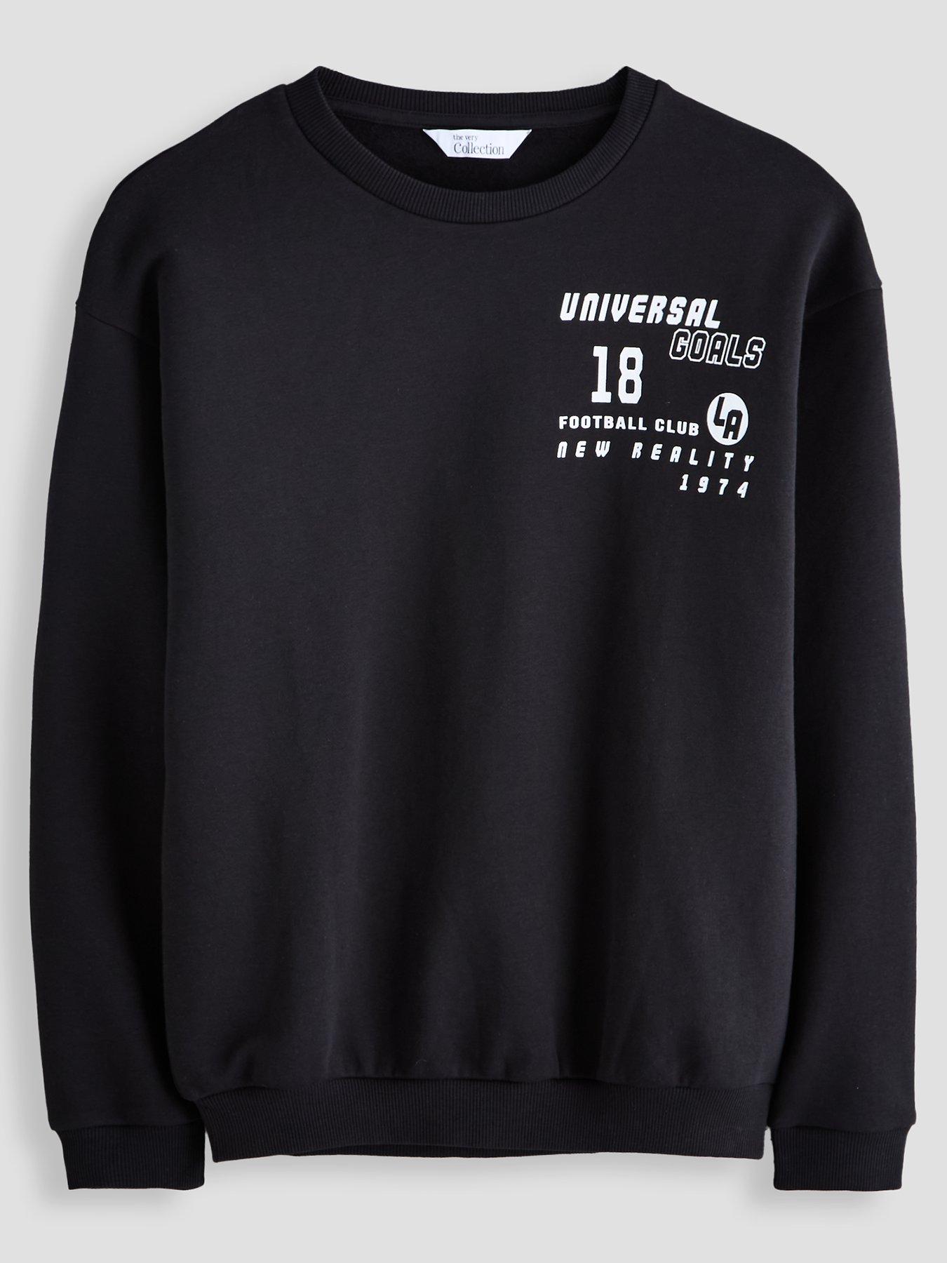 Image 1 of 4 of The Very Collection Boys LA Graphic Basic Sweatshirt - Black