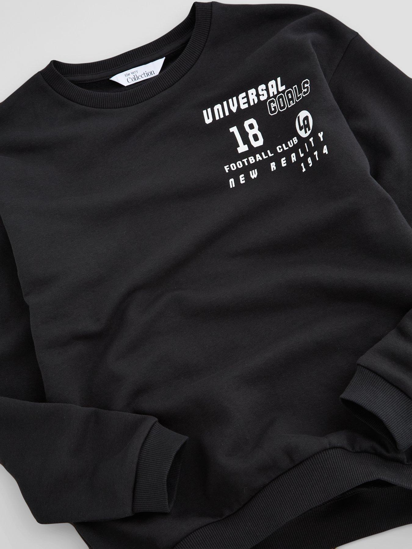 Image 3 of 4 of The Very Collection Boys LA Graphic Basic Sweatshirt - Black