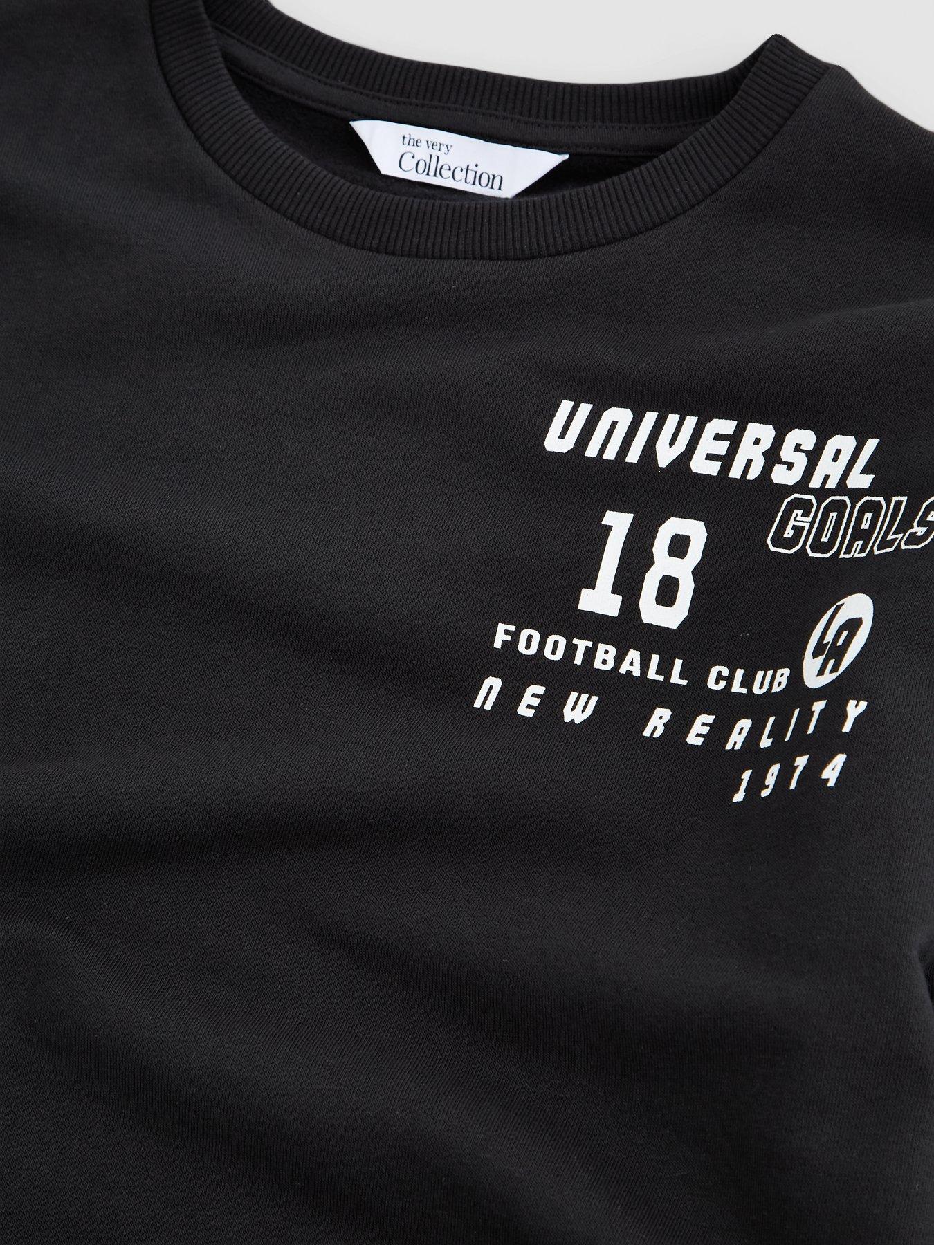 Image 4 of 4 of The Very Collection Boys LA Graphic Basic Sweatshirt - Black