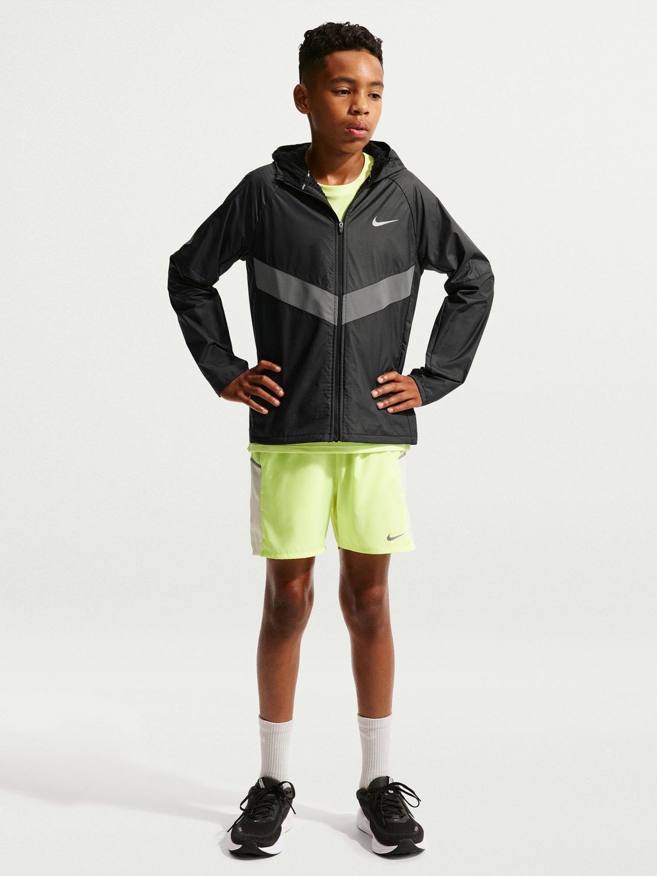 Image 3 of 5 of Nike Big Kids Miler Therma-FIT Water-Repellent Winterized Jacket - Black