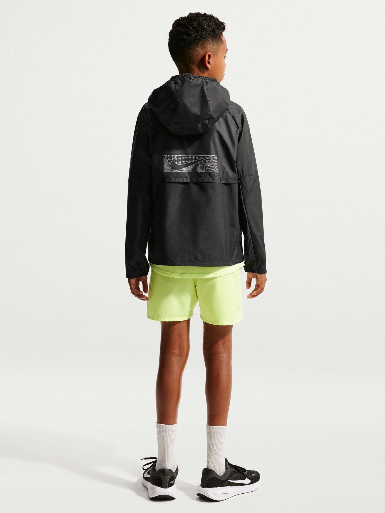 Image 4 of 5 of Nike Big Kids Miler Therma-FIT Water-Repellent Winterized Jacket - Black