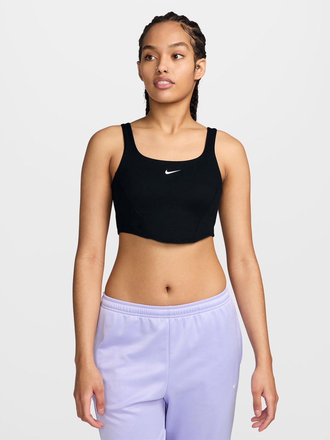 Image 1 of 3 of Nike Womens Training One Corset Bra - Black