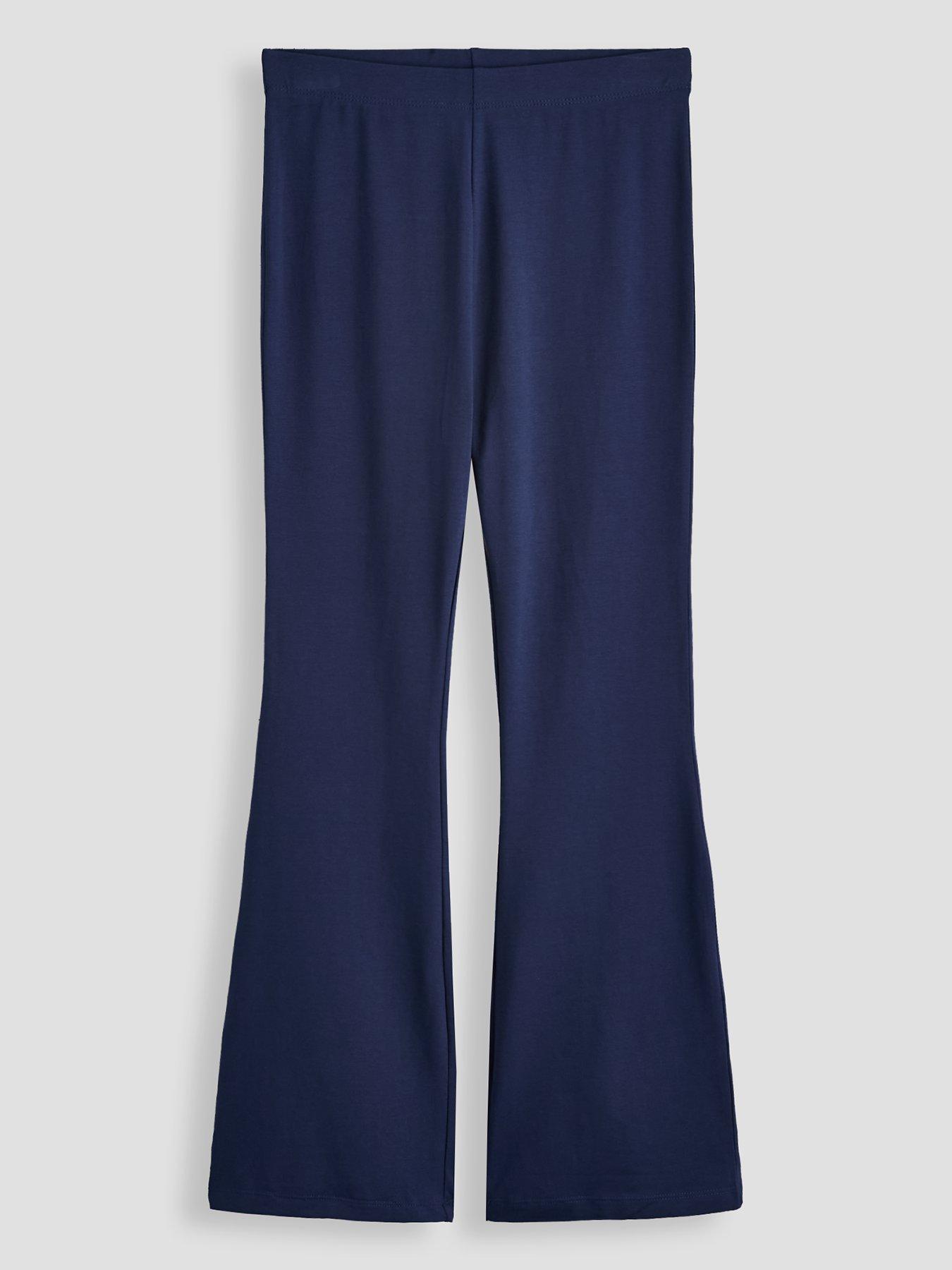 Image 2 of 5 of The Very Collection Girls 2 Pack Cotton Rich Flare Legging (3 - 16 years) - Multi