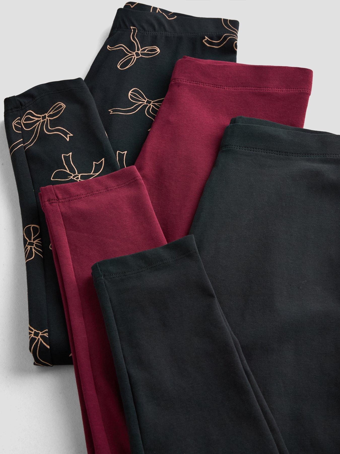 Image 4 of 5 of The Very Collection Girls 3 Pack Cotton Rich Legging (3 - 16 years) - Multi