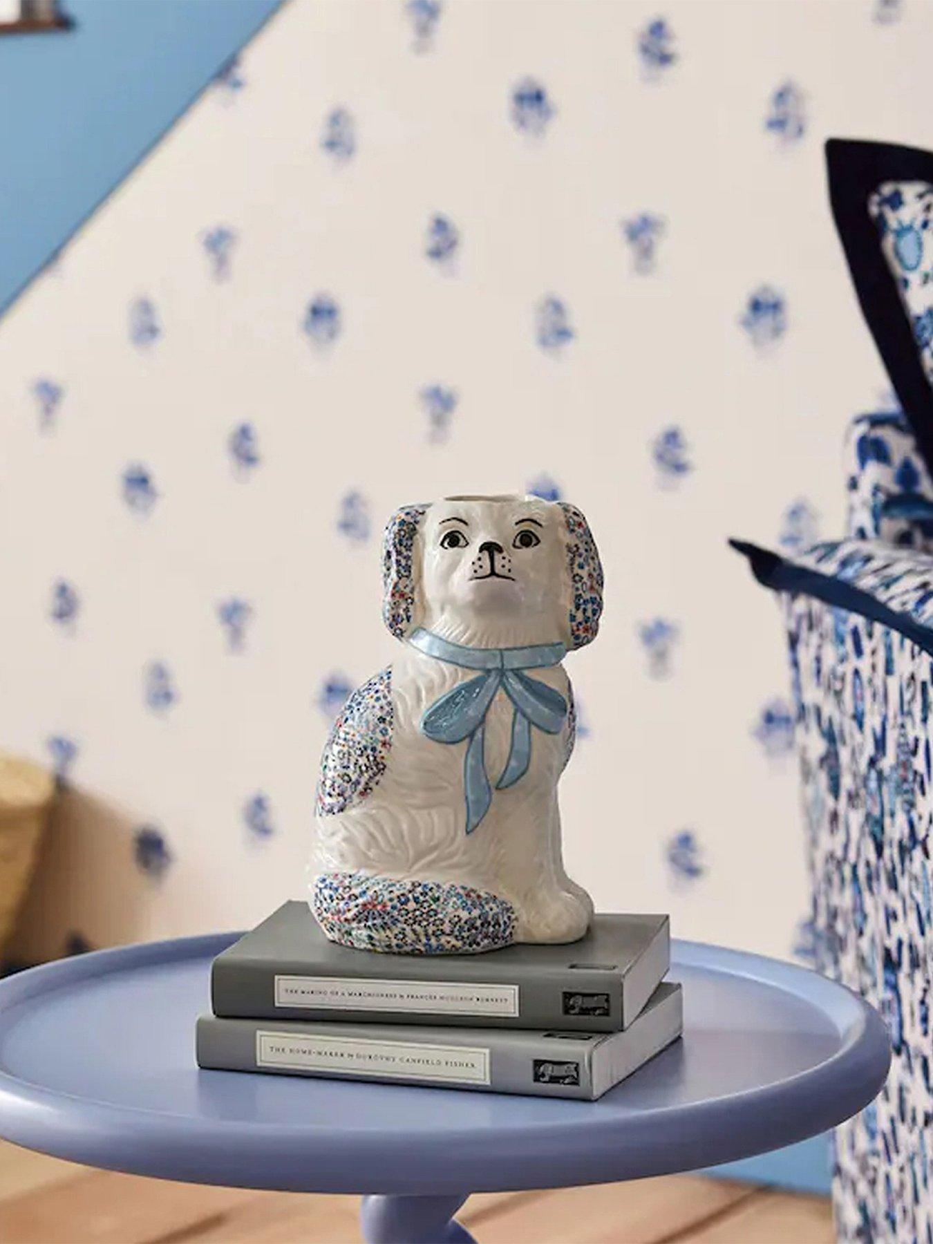 Cath Kidston Cath Kidston Ceramic Dog Vase - Blue