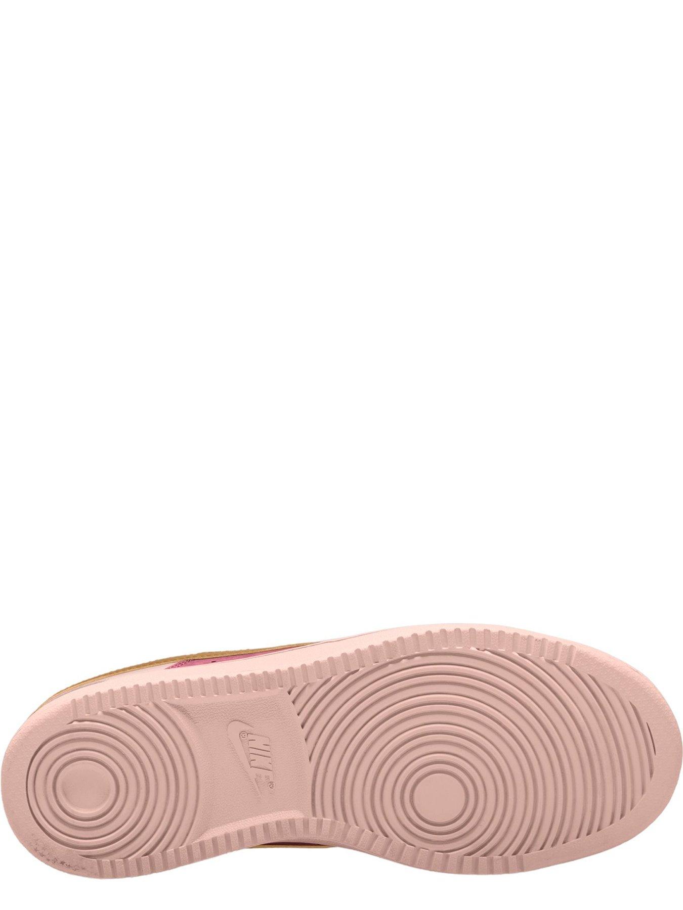 Image 3 of 4 of Nike Womens Court Vision Low LX Lace-Up Trainers - Pink