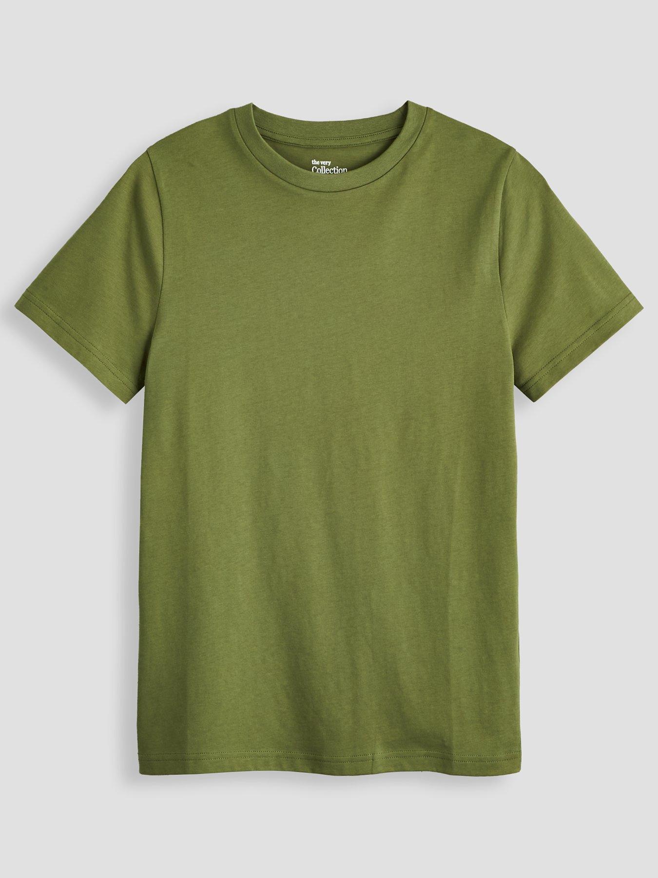 Image 2 of 5 of The Very Collection Boys 3 Pack Basic Short Sleeve T-shirt - Multi