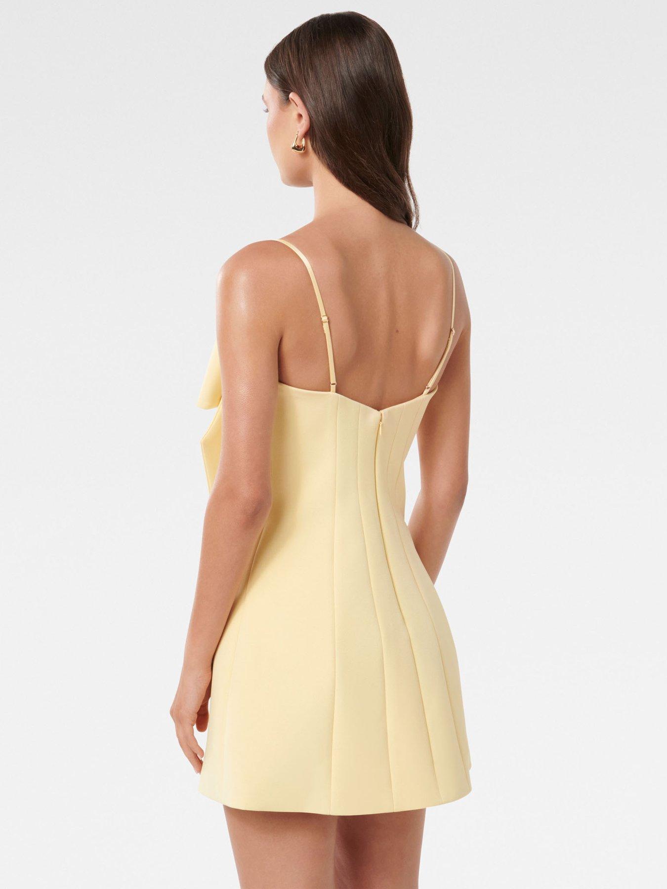 Image 2 of 5 of Forever New Hayley Bow Front Mini - Yellow