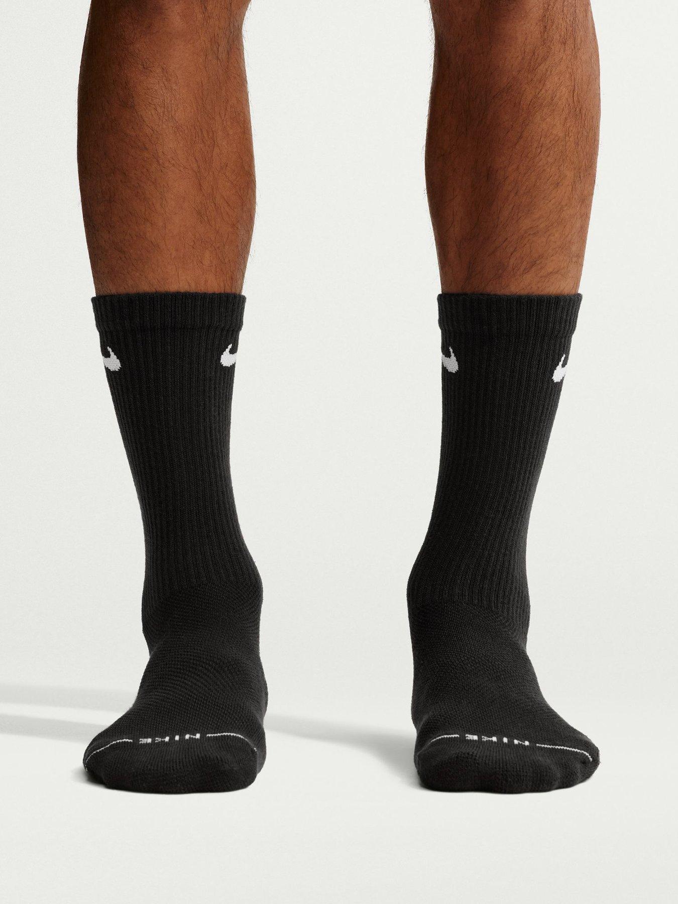 Image 2 of 6 of Nike Nike Unisex Everyday Elevated Crew Socks (3 Pack) - Black